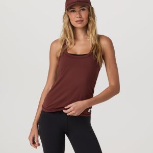 Lux Racerback Tank | Burnt Sienna