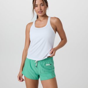 Lux Racerback Tank | White