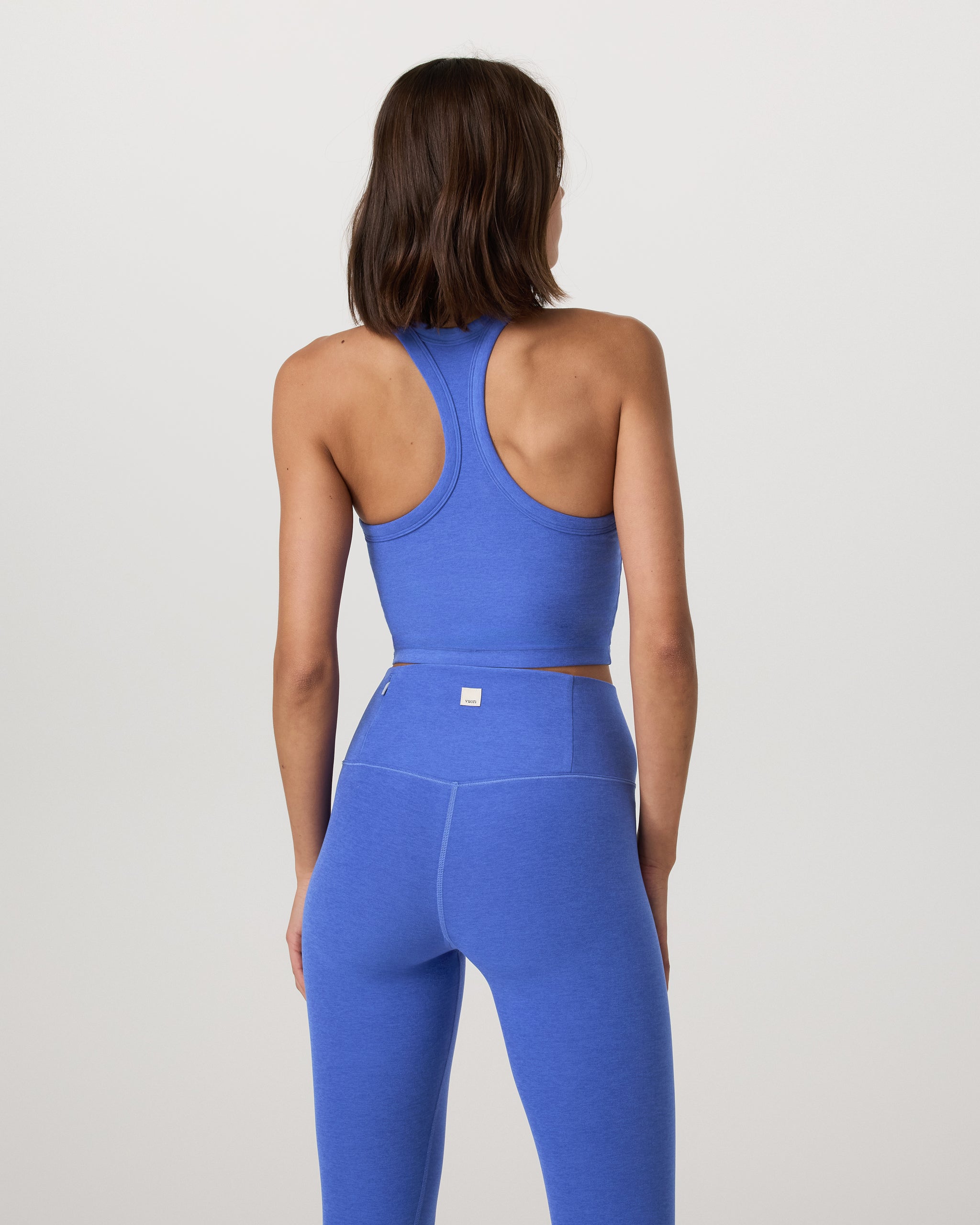Elevation Racerback Tank | Bright Iris Heather - Image 3