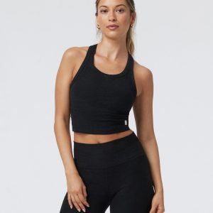 Elevation Racerback Tank | Black Heather