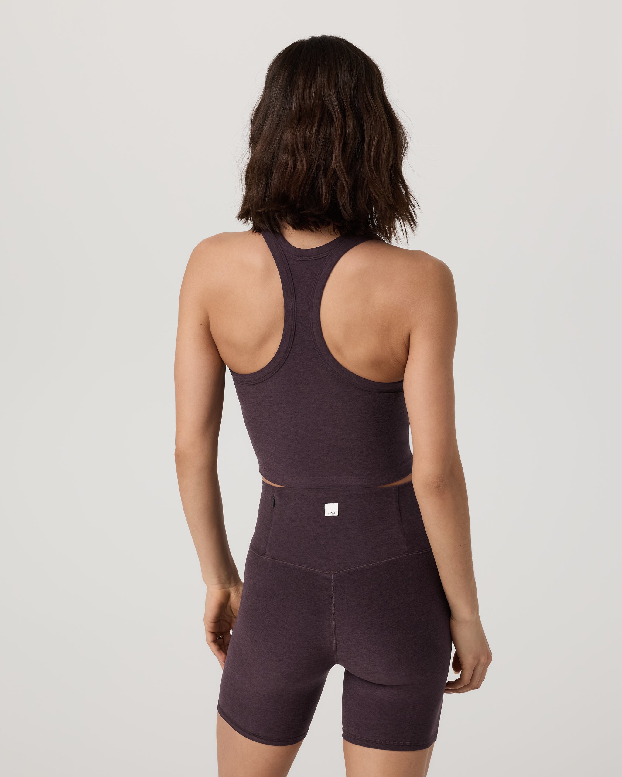 Elevation Racerback Tank | Raisin Heather - Image 3