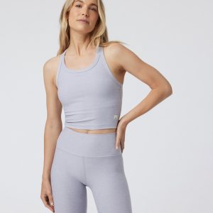 Elevation Racerback Tank | Rain Heather