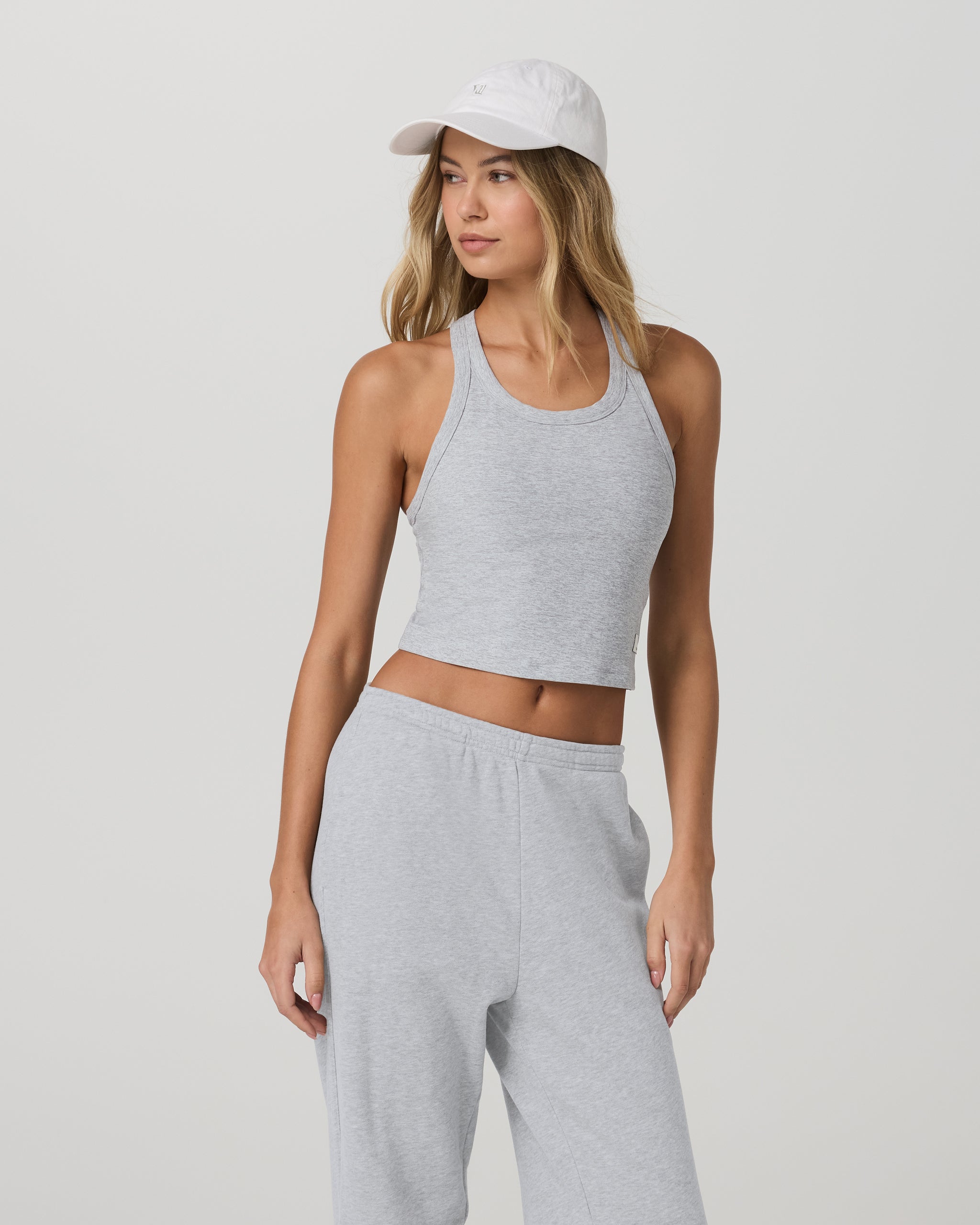Elevation Racerback Tank | Light Heather Grey - Image 4