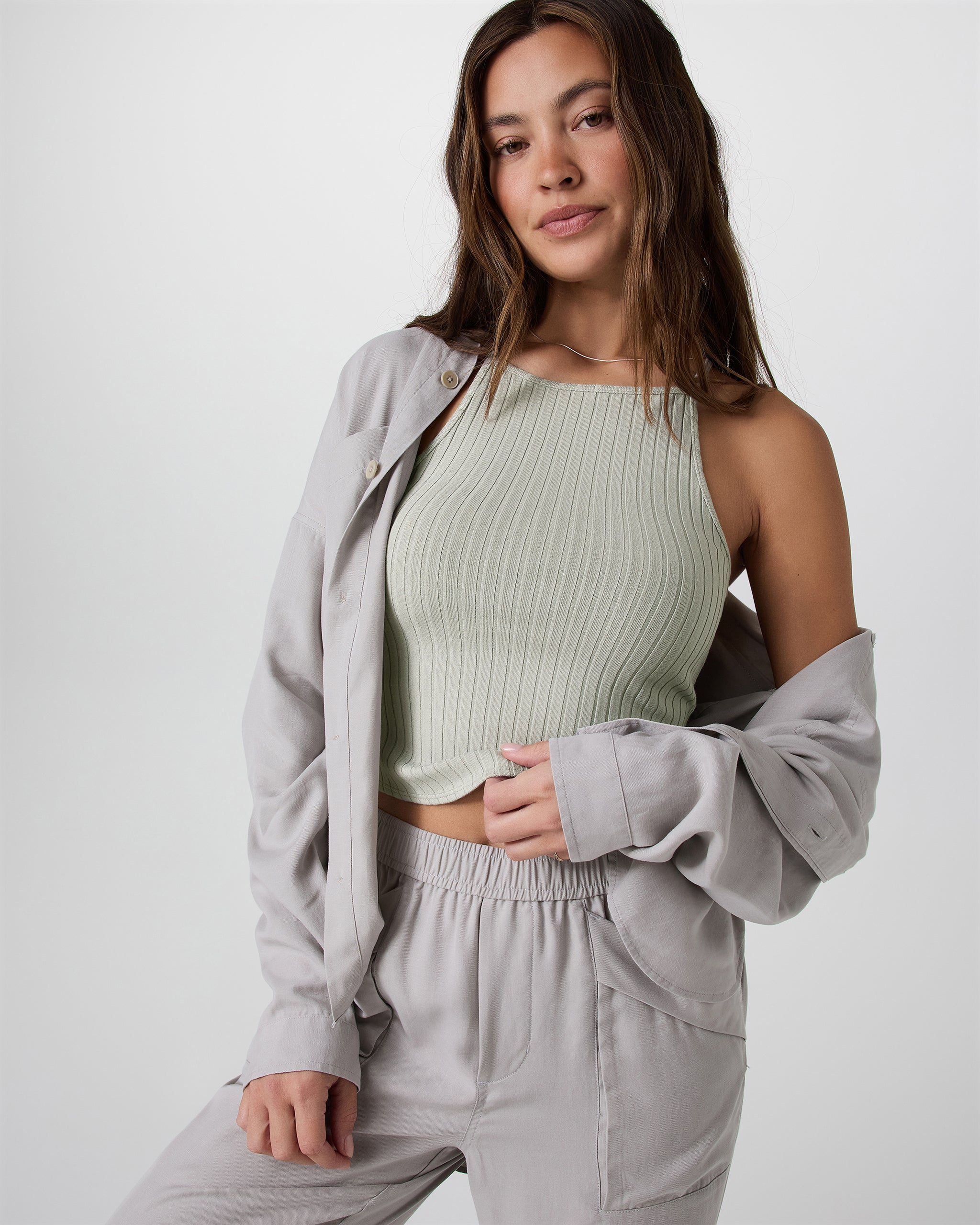 Marina Rib Tank | Talc - Image 4