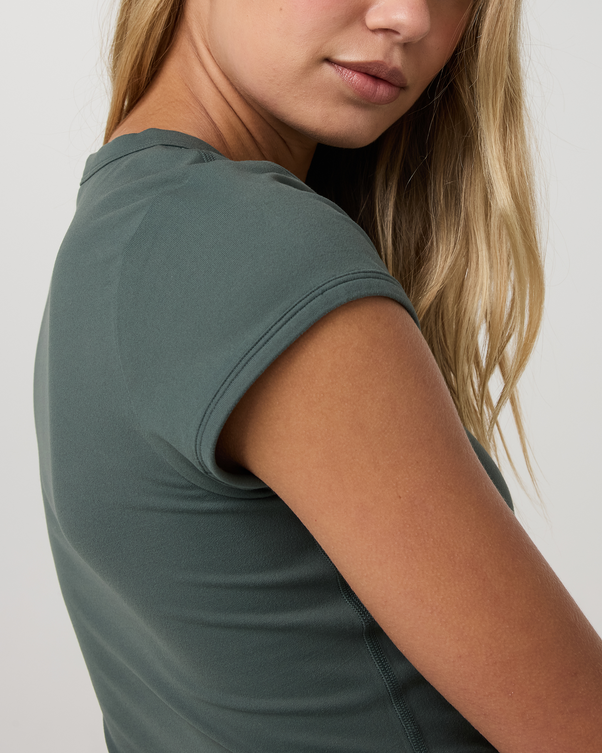 Halo Baby Tee | Agate Green - Image 2