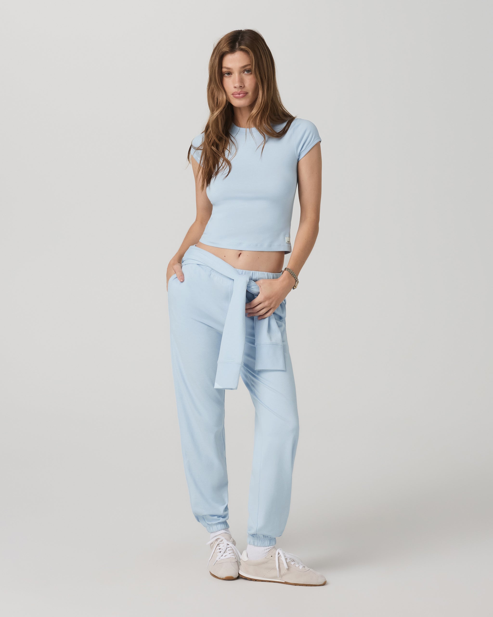 Halo Baby Tee | Soft Sky Heather - Image 4