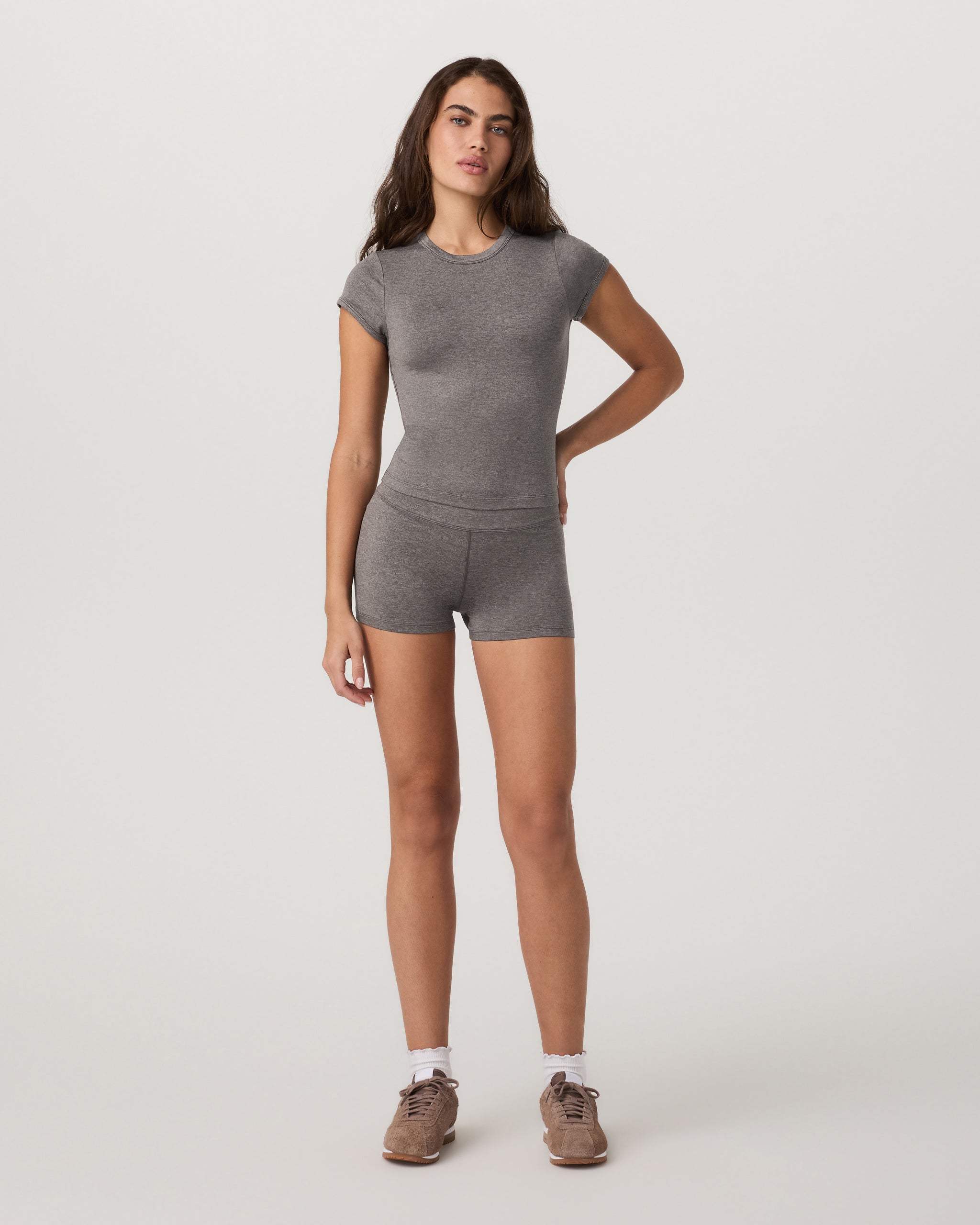 Halo Baby Tee | Chia Heather - Image 2