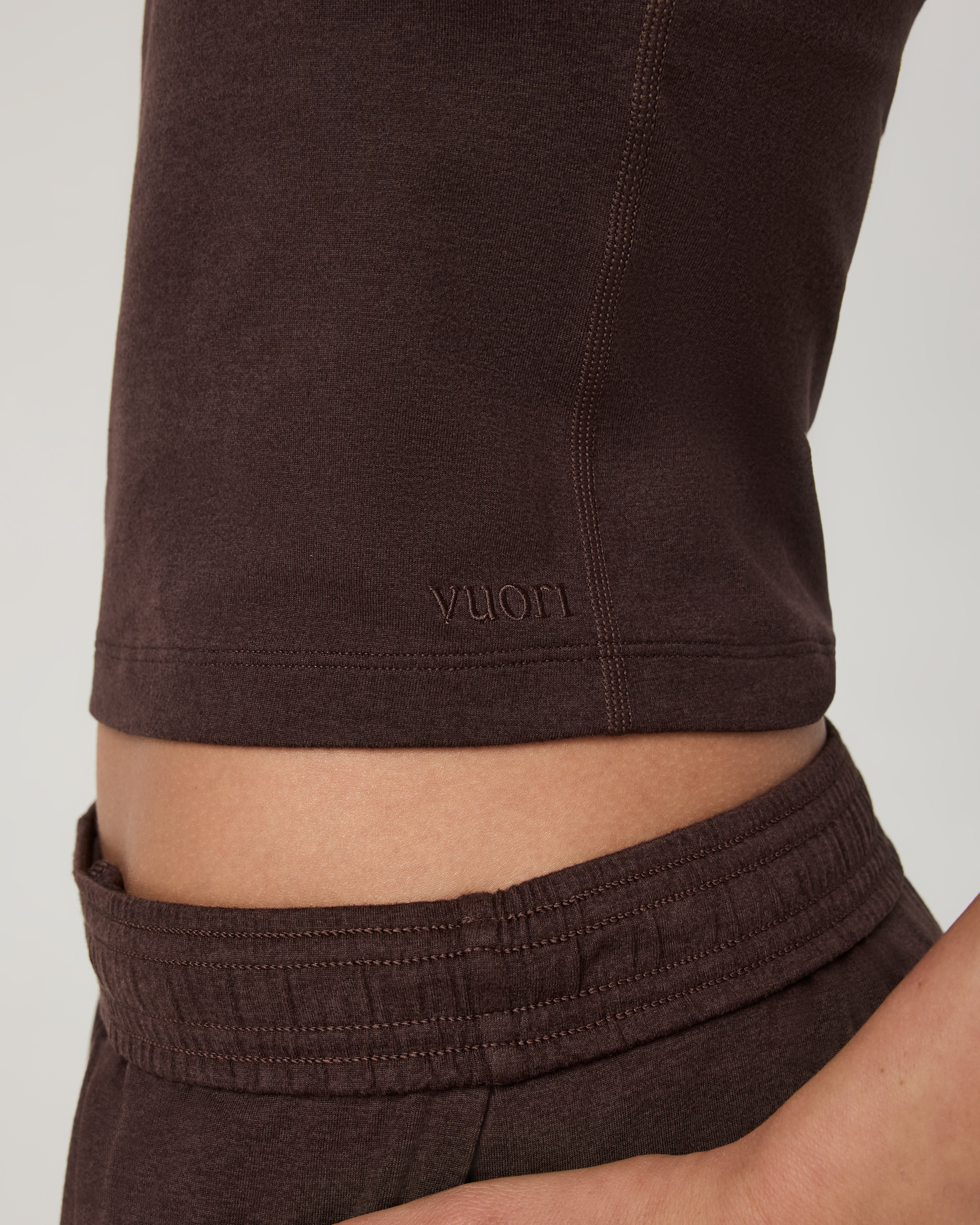Halo Baby Tee | Java Heather Tonal - Image 3