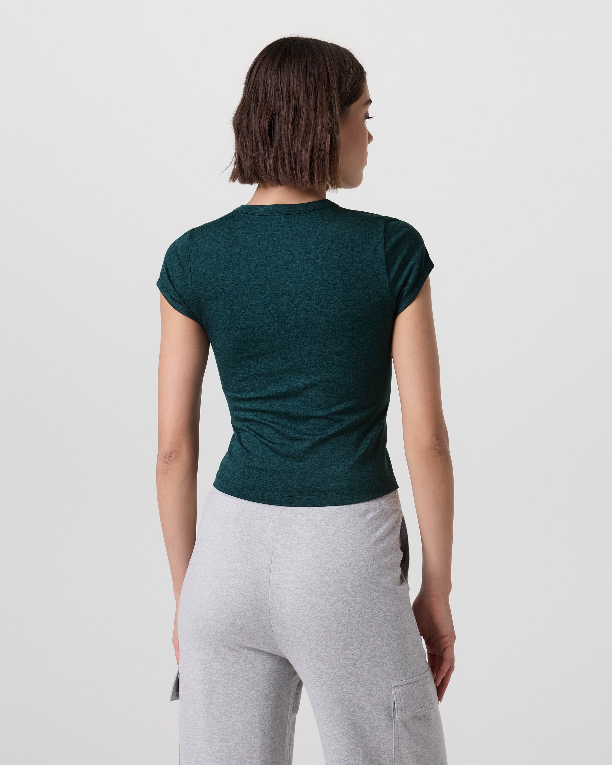Halo Baby Tee | Moss Heather - Image 4