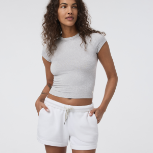 Halo Baby Tee | Pale Grey Heather