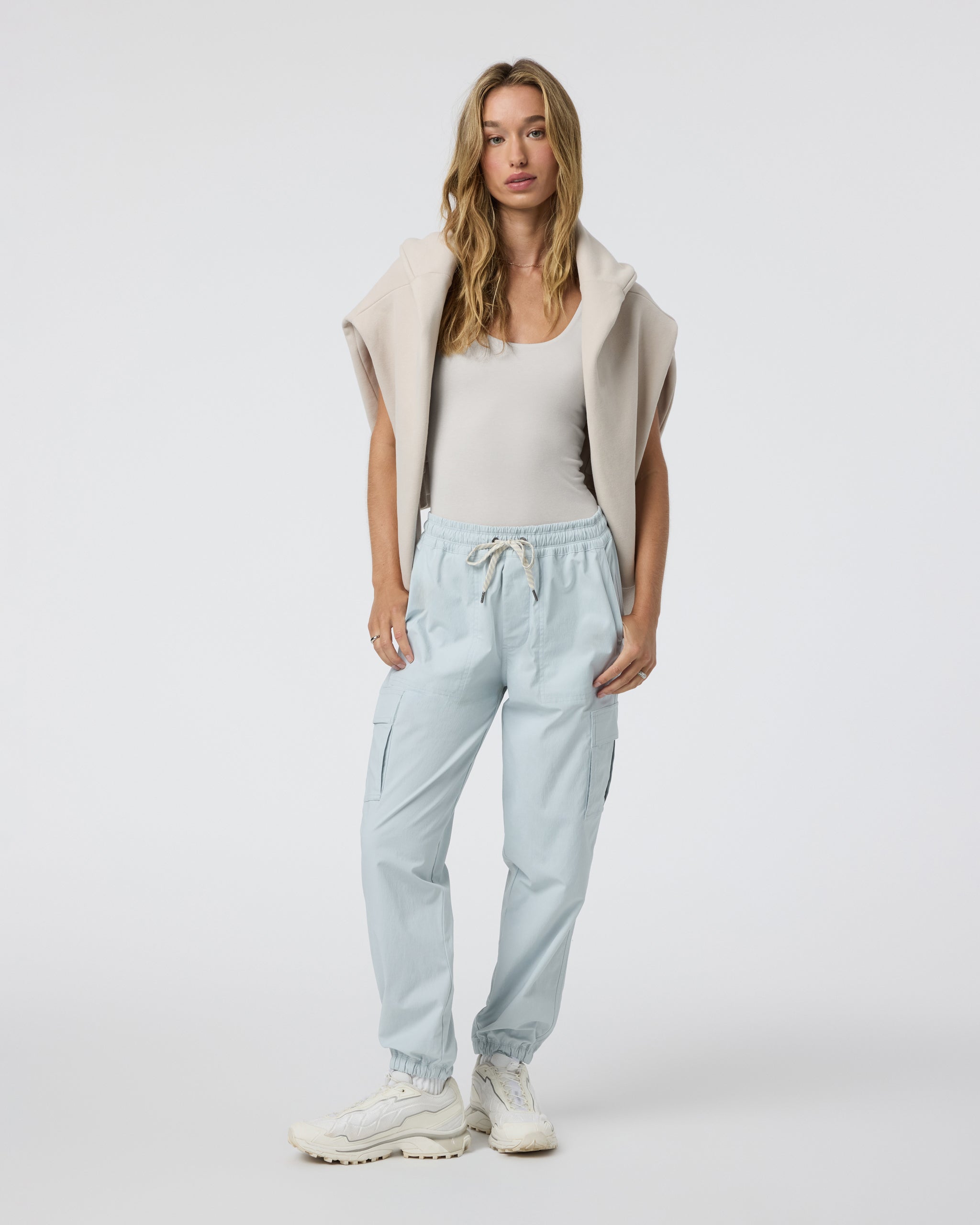 Sleeveless Halo Bodysuit | Ecru Heather - Image 2
