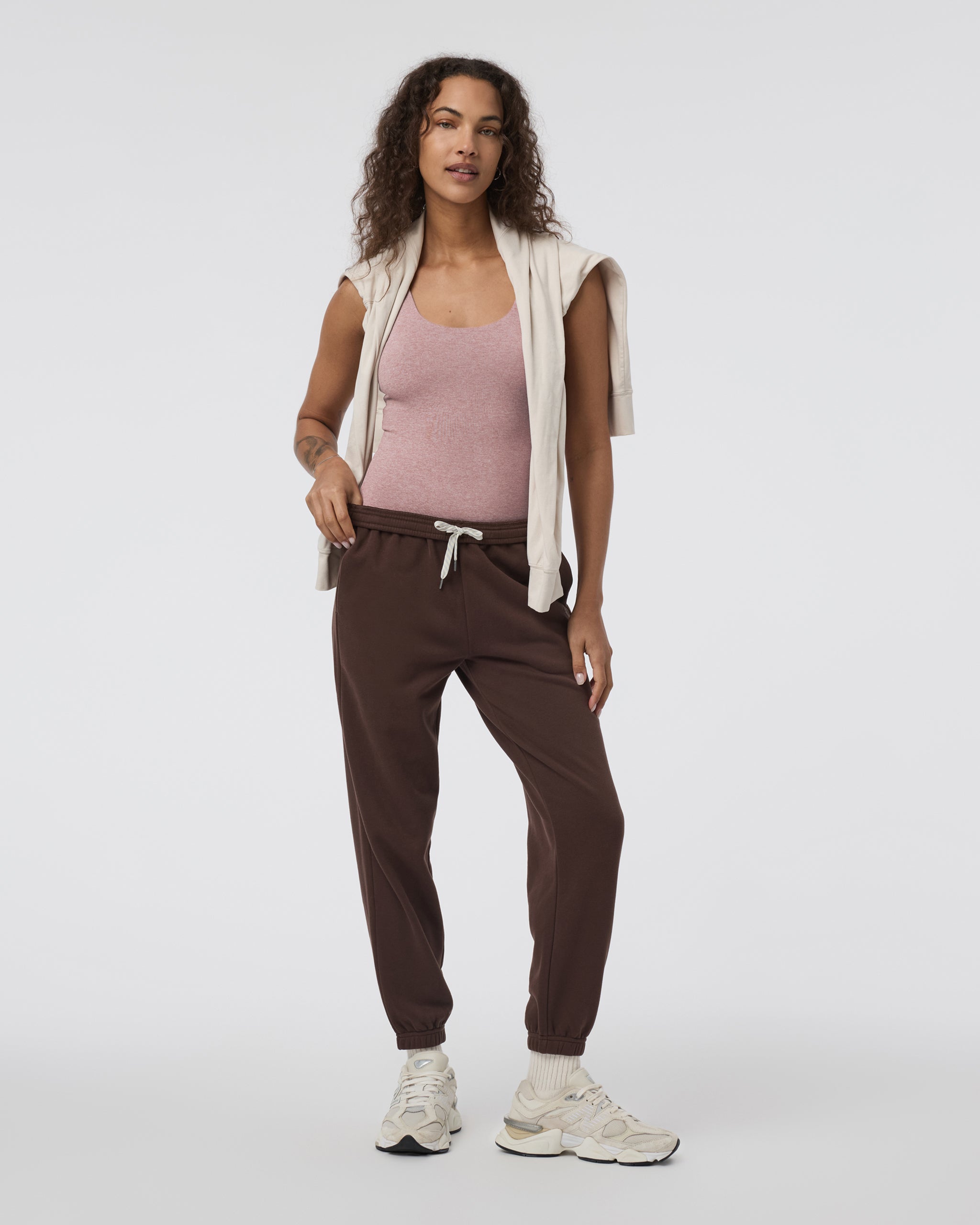 Sleeveless Halo Bodysuit | Zion Rose Heather - Image 2