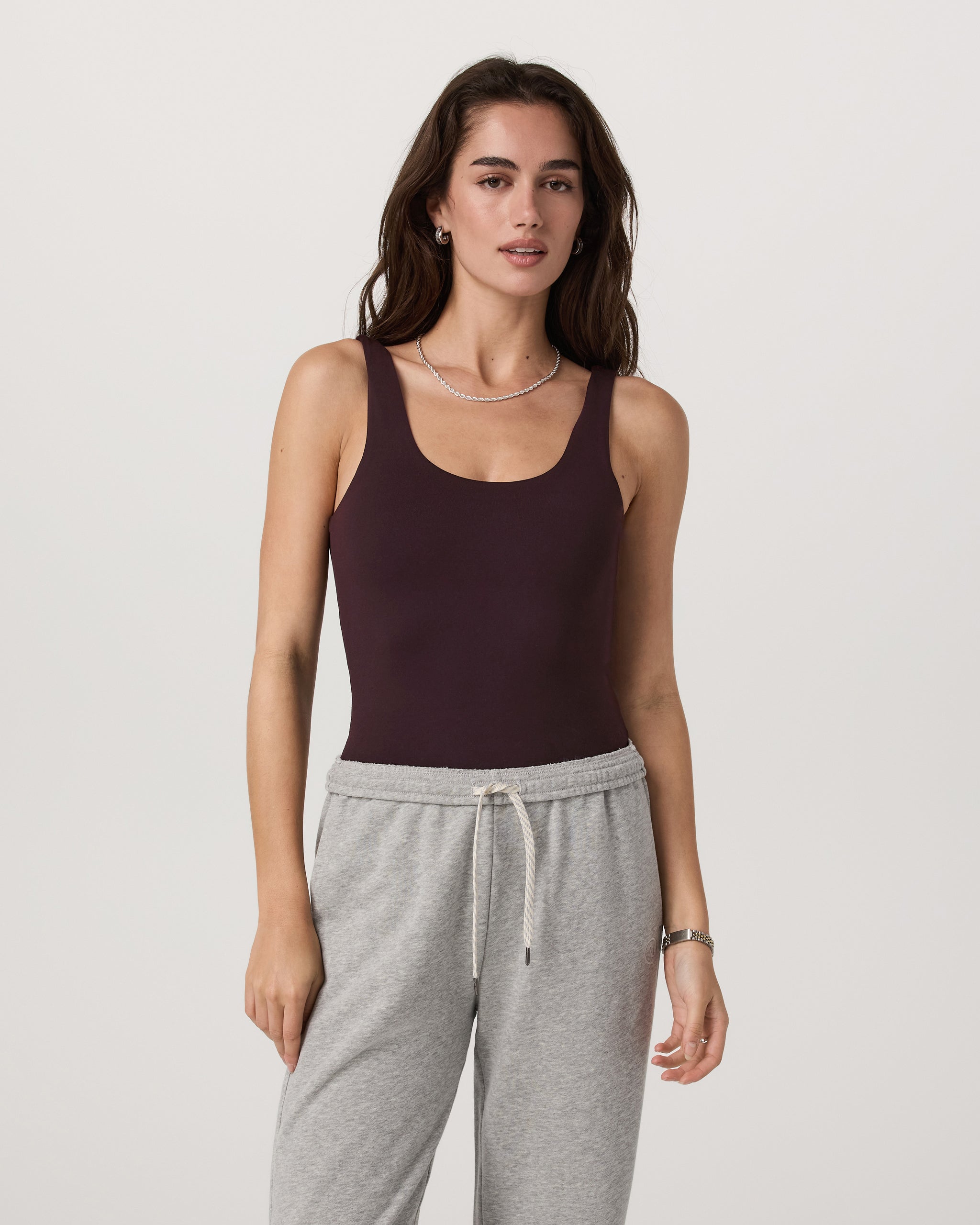 Sleeveless Halo Bodysuit | Raisin - Image 5