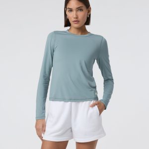 Long Sleeve Lux Crew Tee | Mist