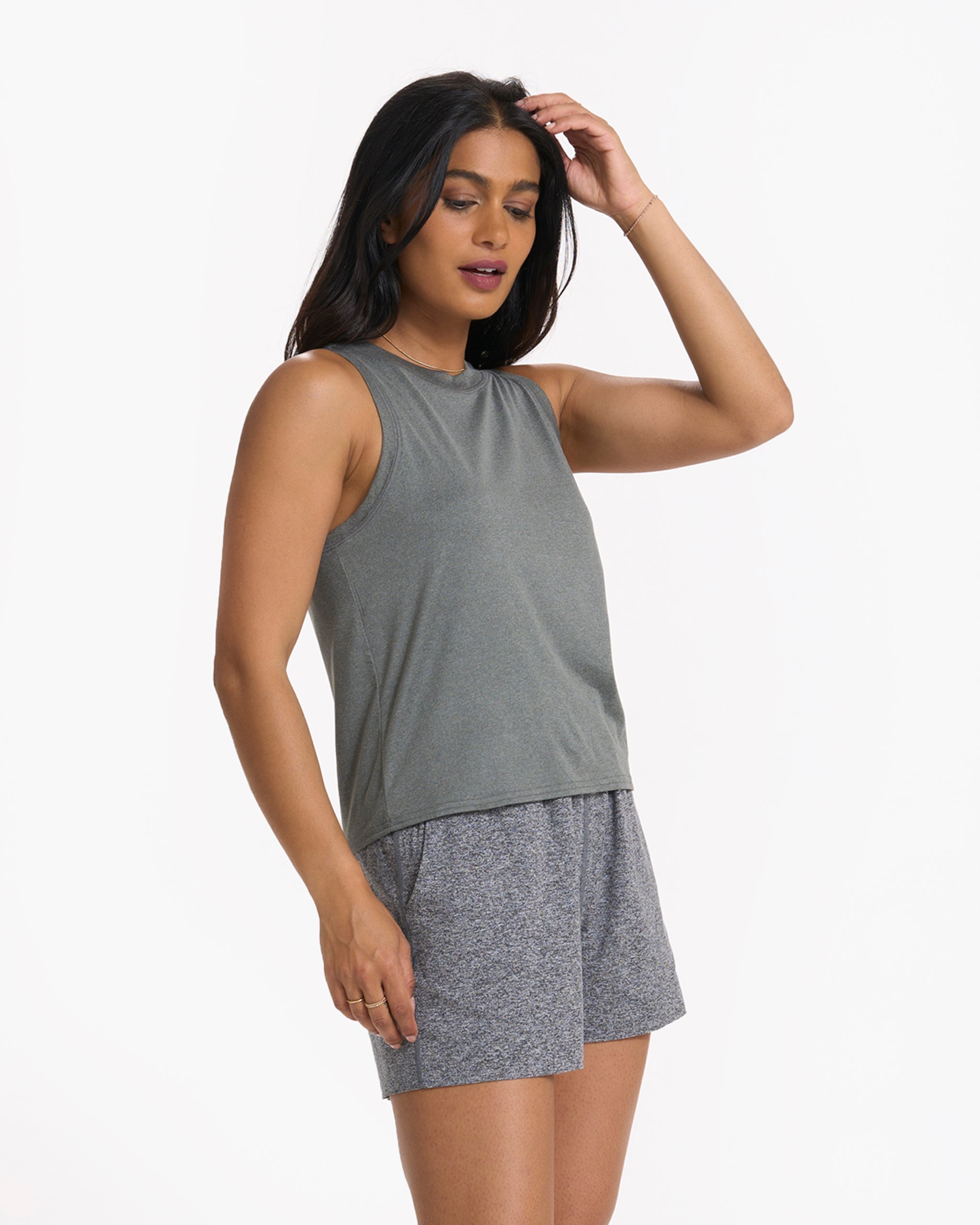 Energy Top | Dark Dusty Pine Heather - Image 4