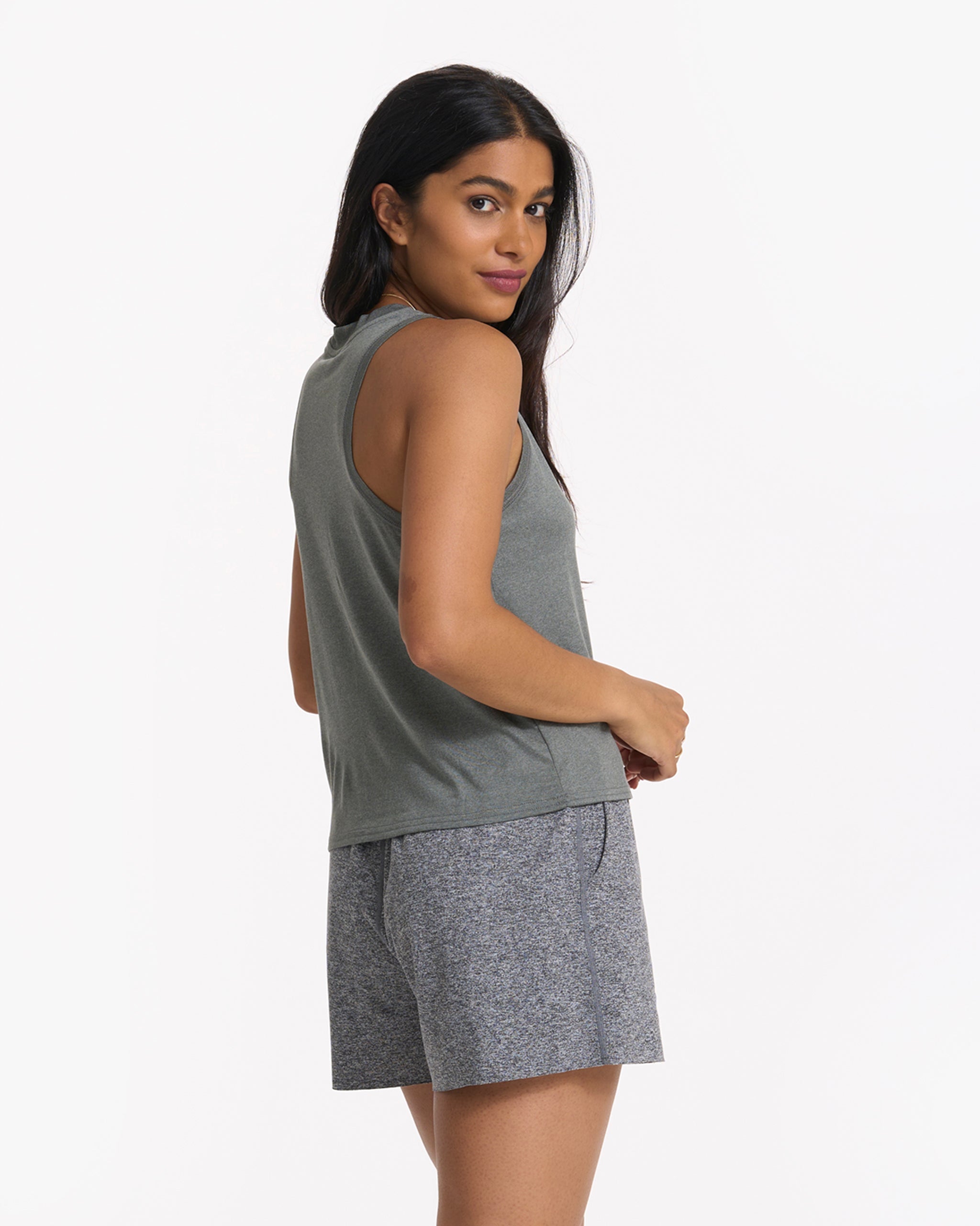 Energy Top | Dark Dusty Pine Heather - Image 2