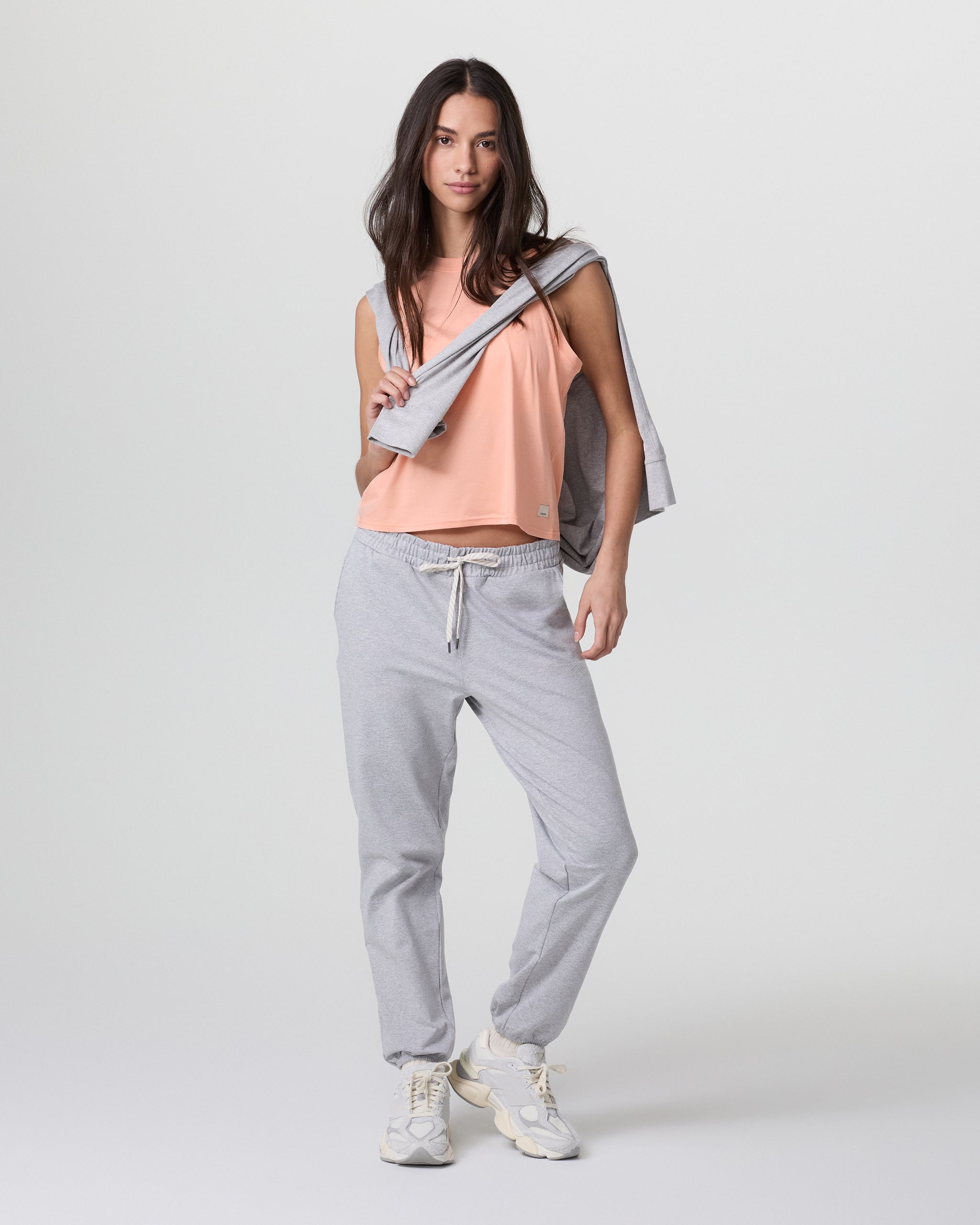 Energy Top | Bright Peach Heather - Image 2