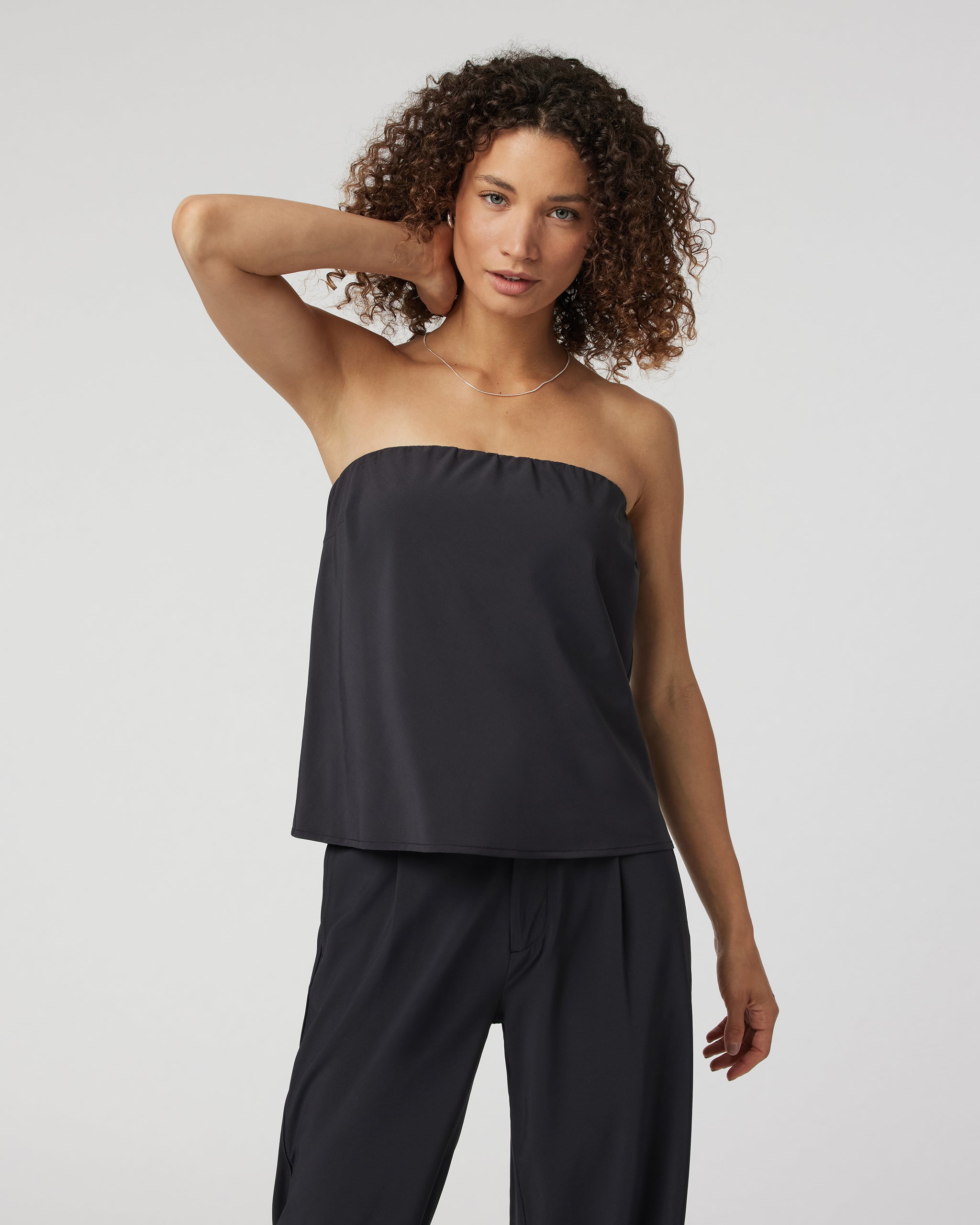 Villa Tube Top | Black - Image 4