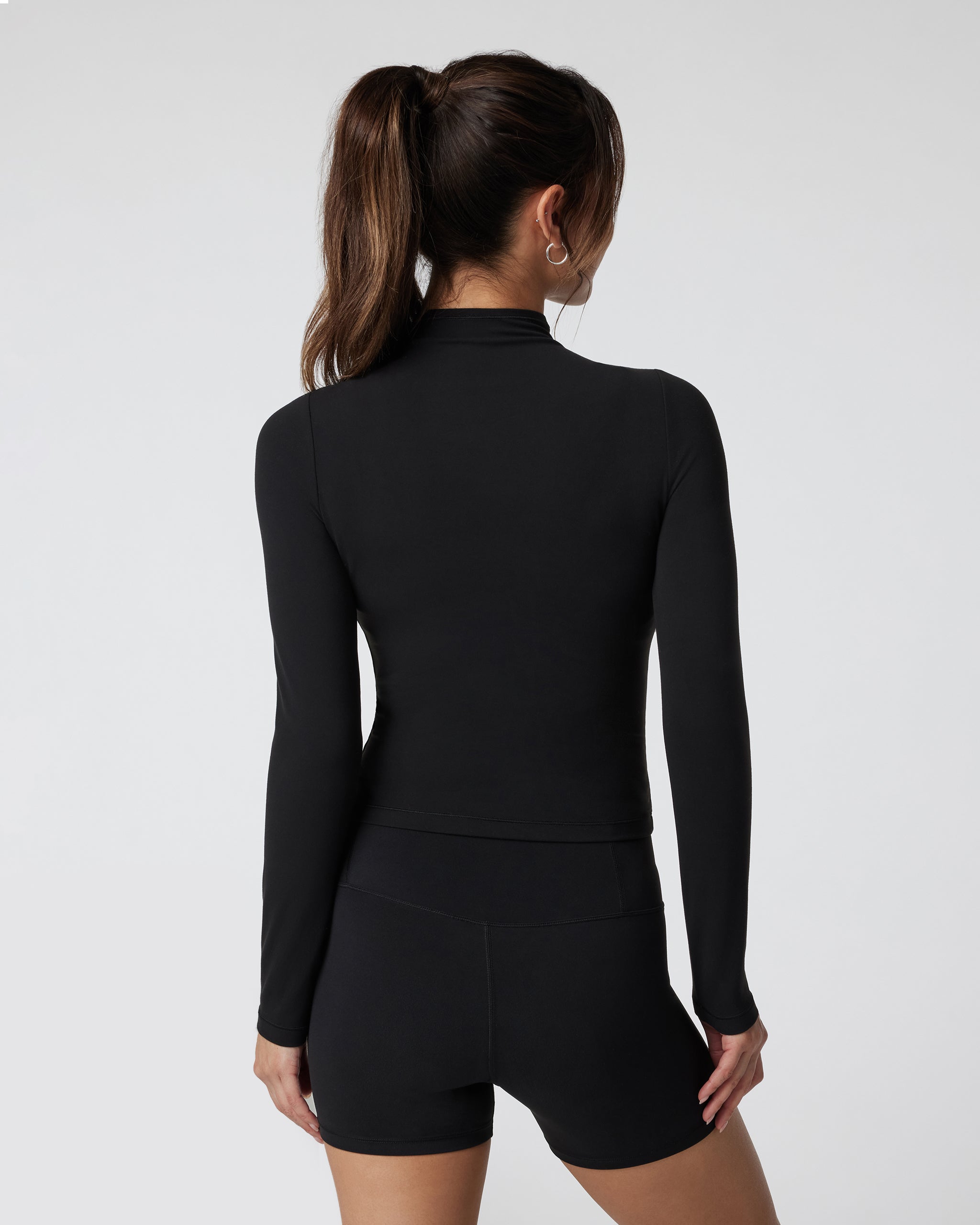 Vuori AllTheFeels™ Long Sleeve Mock | Black - Image 3