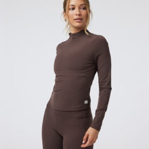 Vuori AllTheFeels™ Long Sleeve Mock | Java