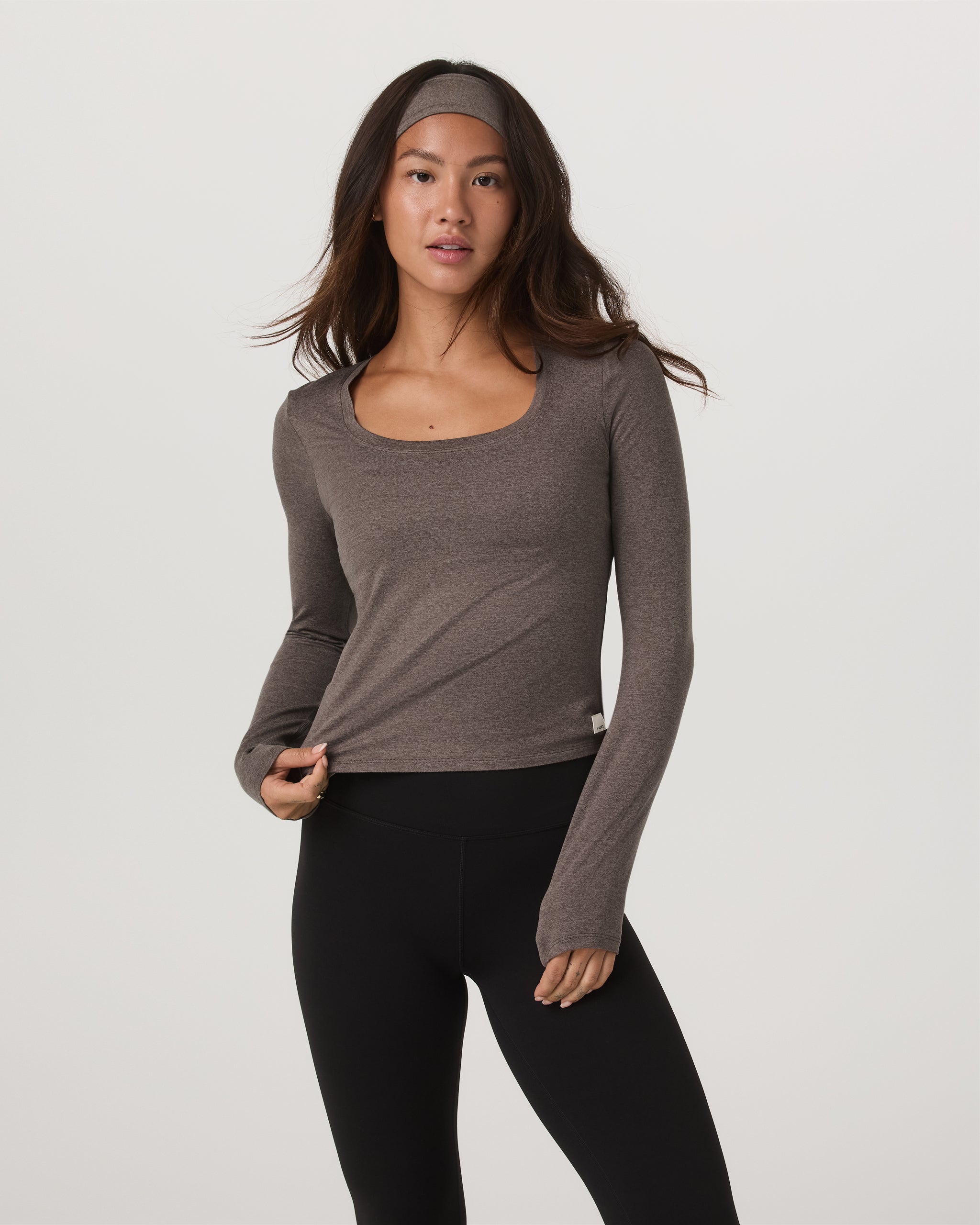 Long Sleeve Halo Essential Scoop | Chia Heather