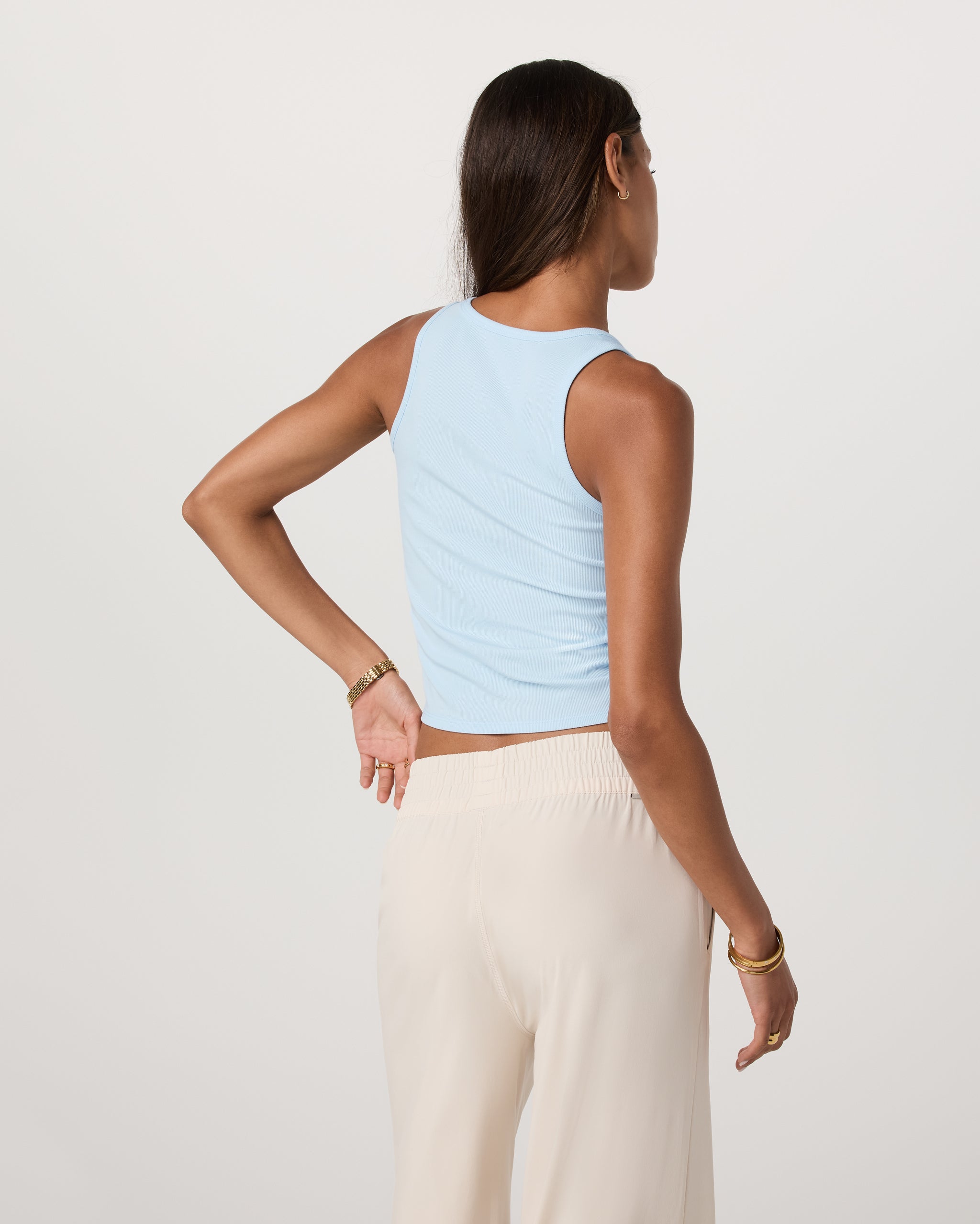 Pose Cardigan Tank | Light Mist - Image 3
