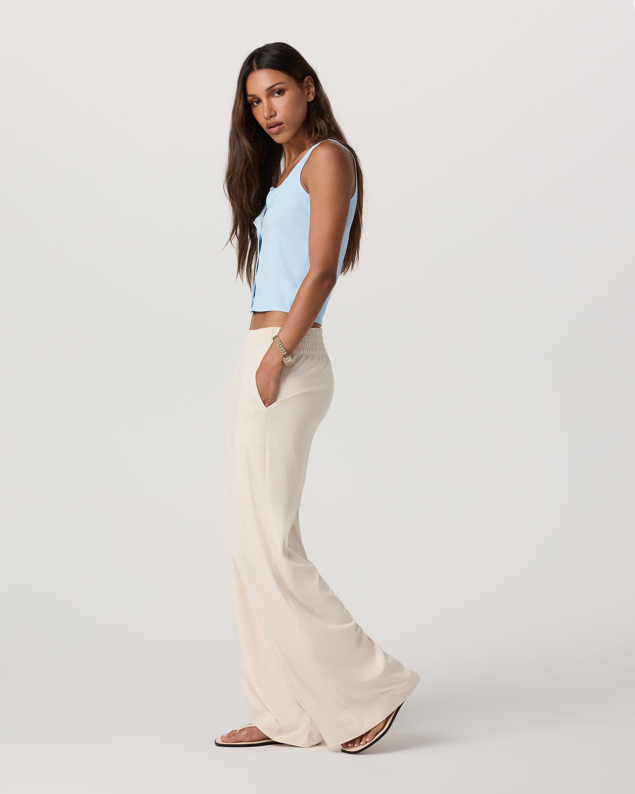 Pose Cardigan Tank | Light Mist - Image 6