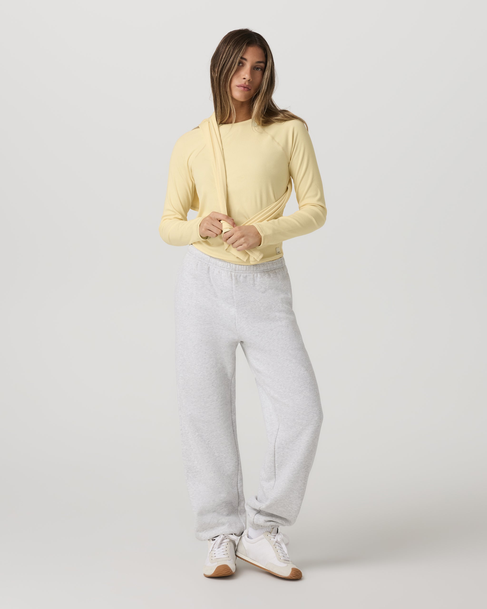 Long Sleeve Pose Crew | Lemon Snap - Image 4