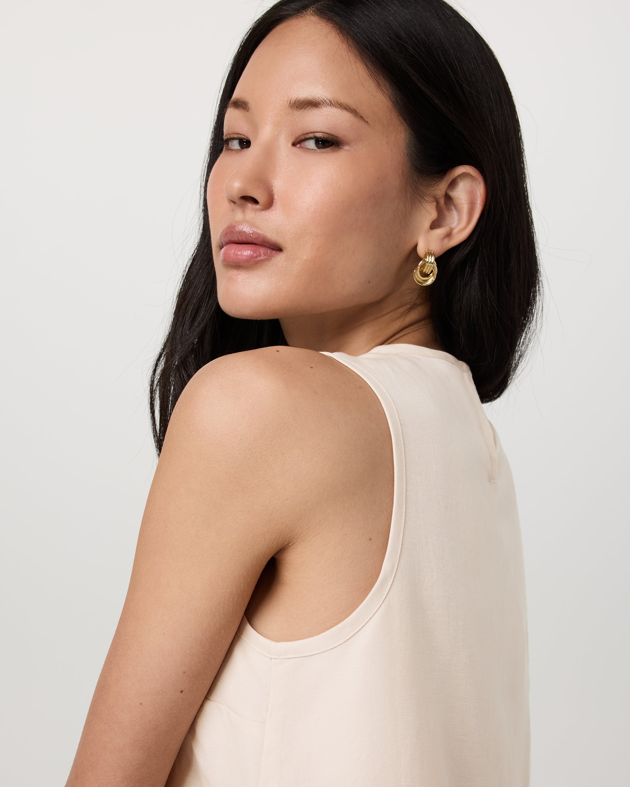 Trestles Twill Crop Tank | Sand Dollar - Image 5