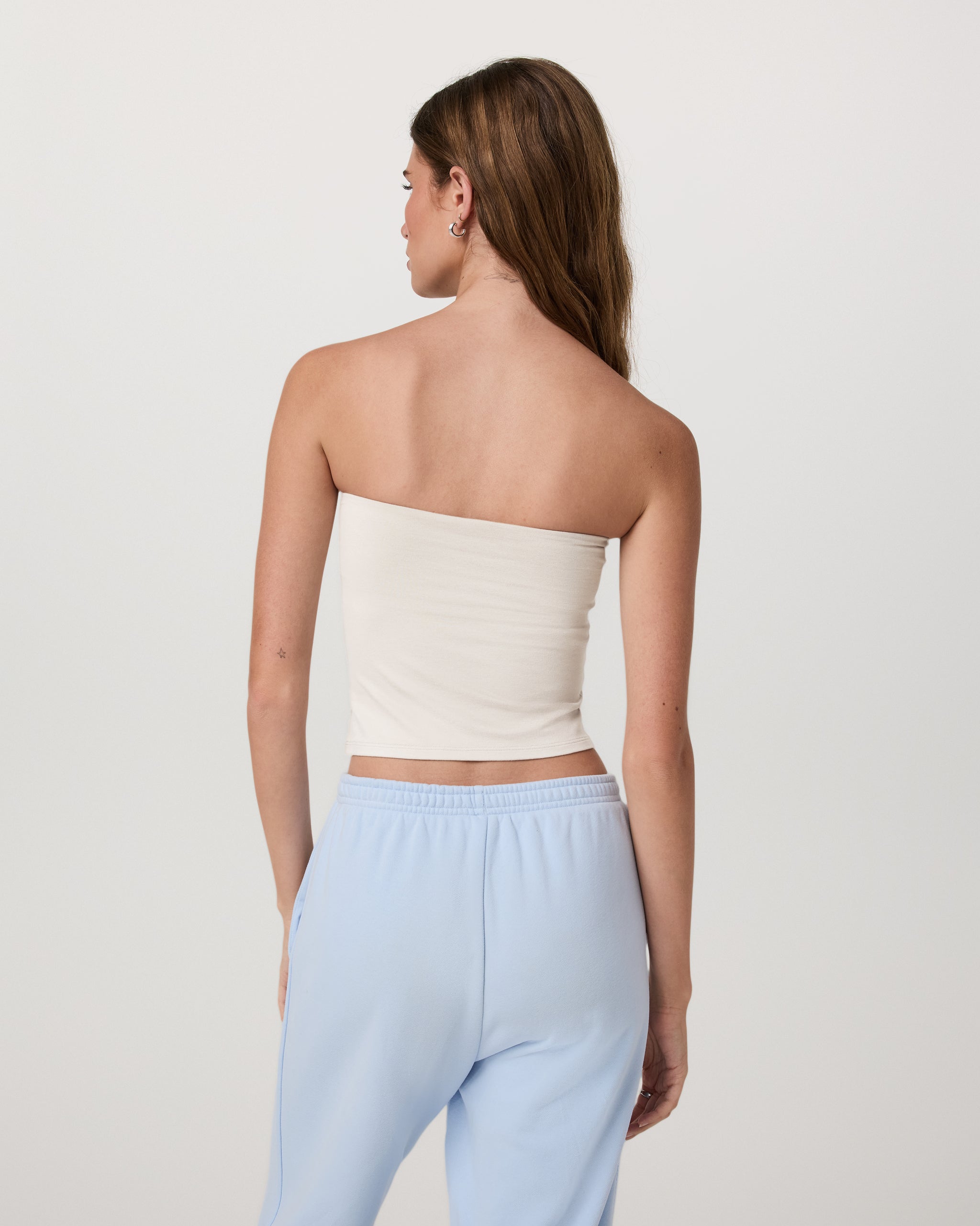 Halo Tube Top | Ecru Heather - Image 3