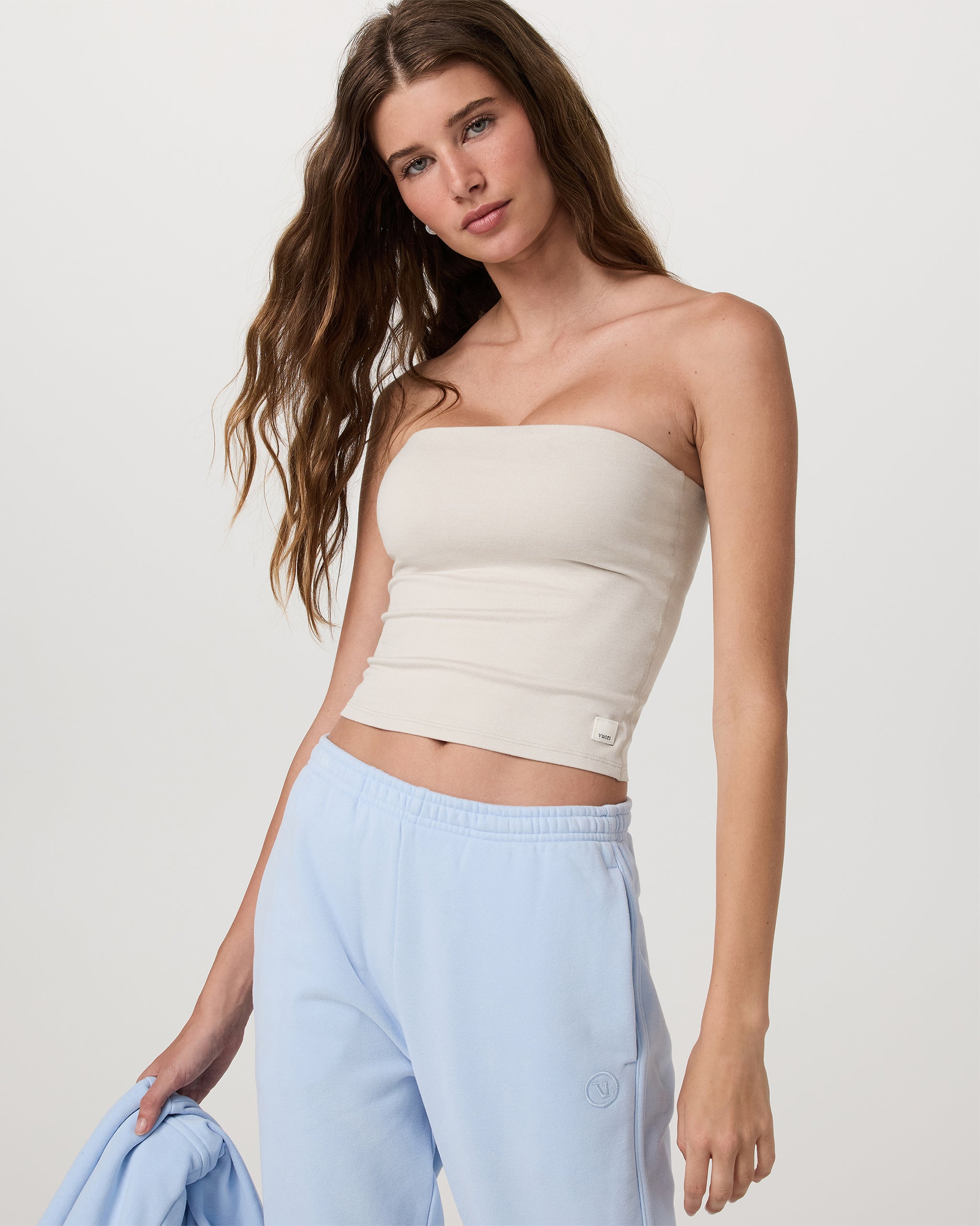 Halo Tube Top | Ecru Heather - Image 4