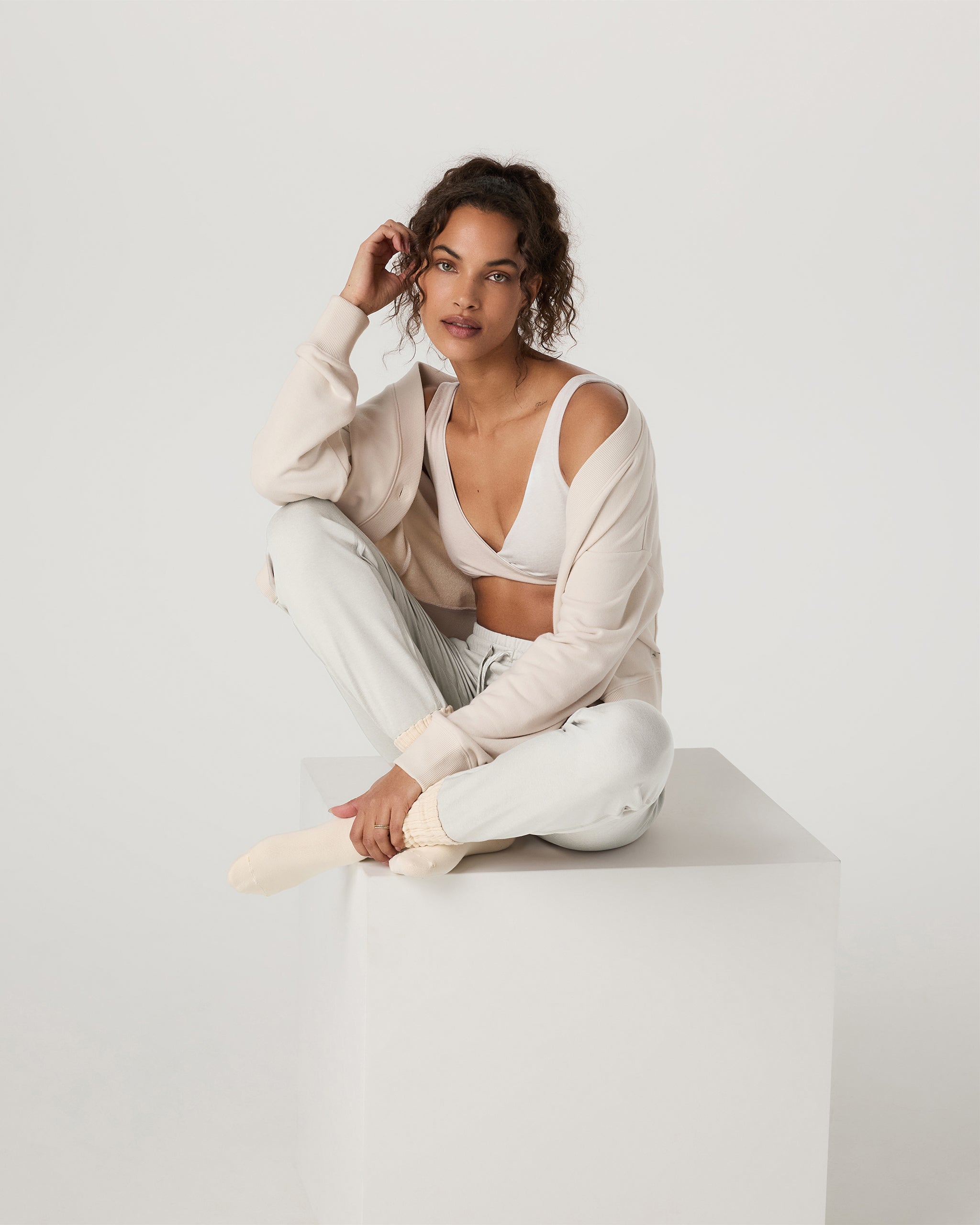 Halo Reversible Bra | Salt Heather - Image 4