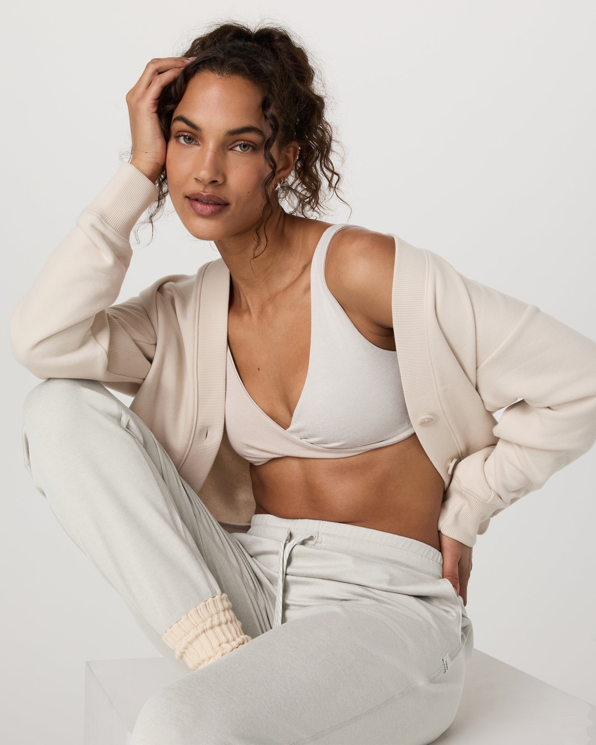 Halo Reversible Bra | Salt Heather - Image 3