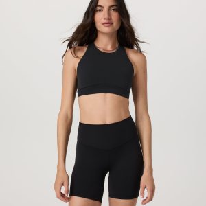 Vuori AllTheForm™ High Neck Bra | Black