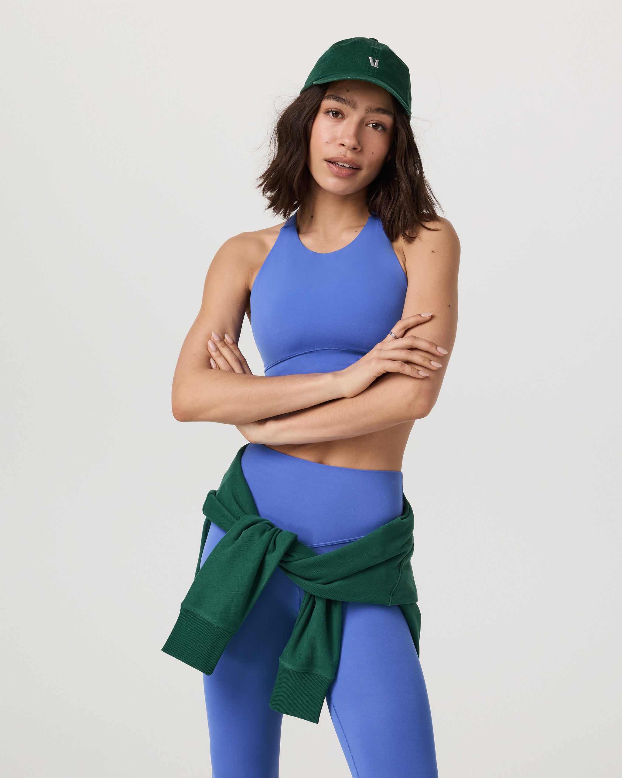 Vuori AllTheForm™ High Neck Bra | Bright Iris - Image 3