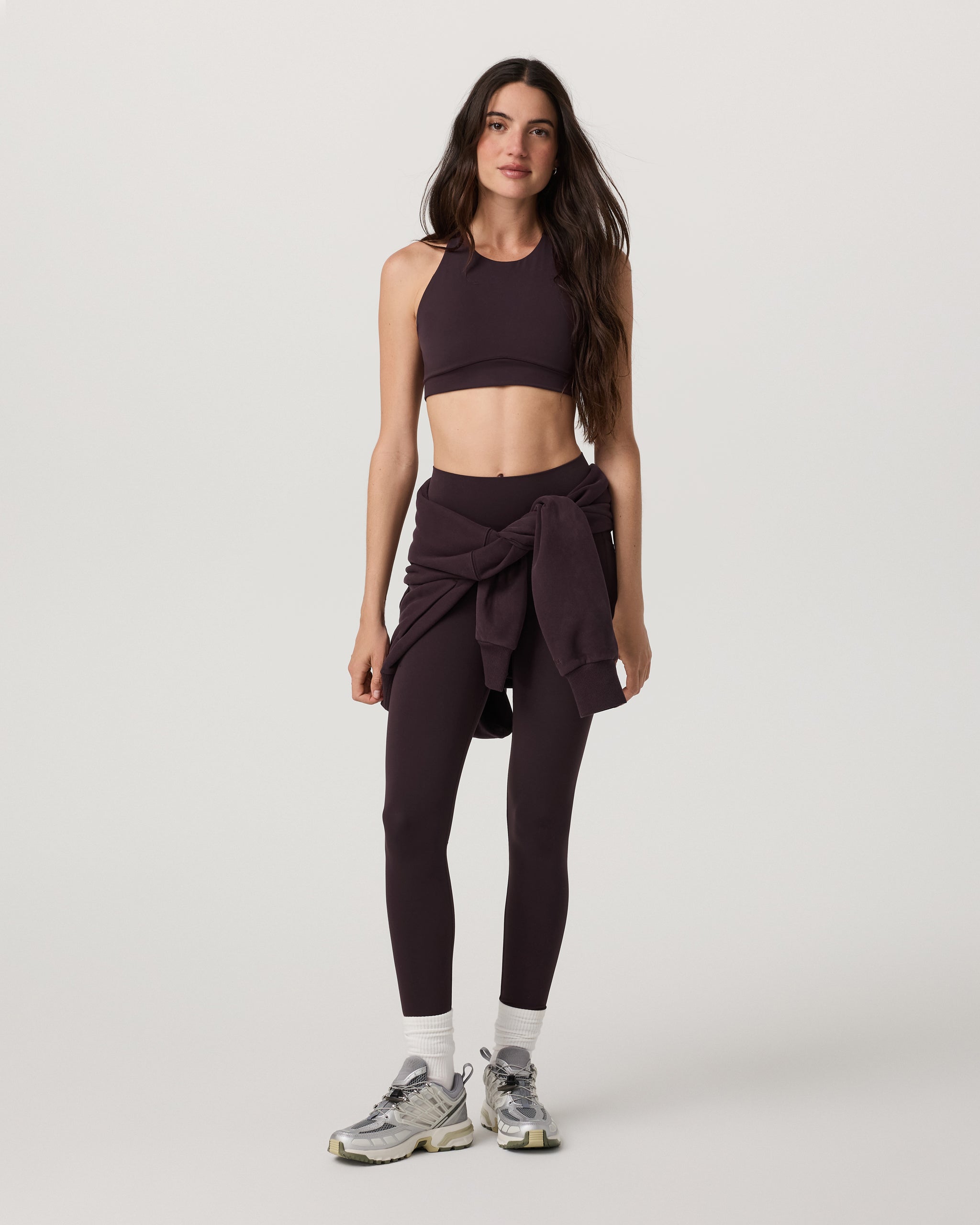 Vuori AllTheForm™ High Neck Bra | Raisin - Image 3