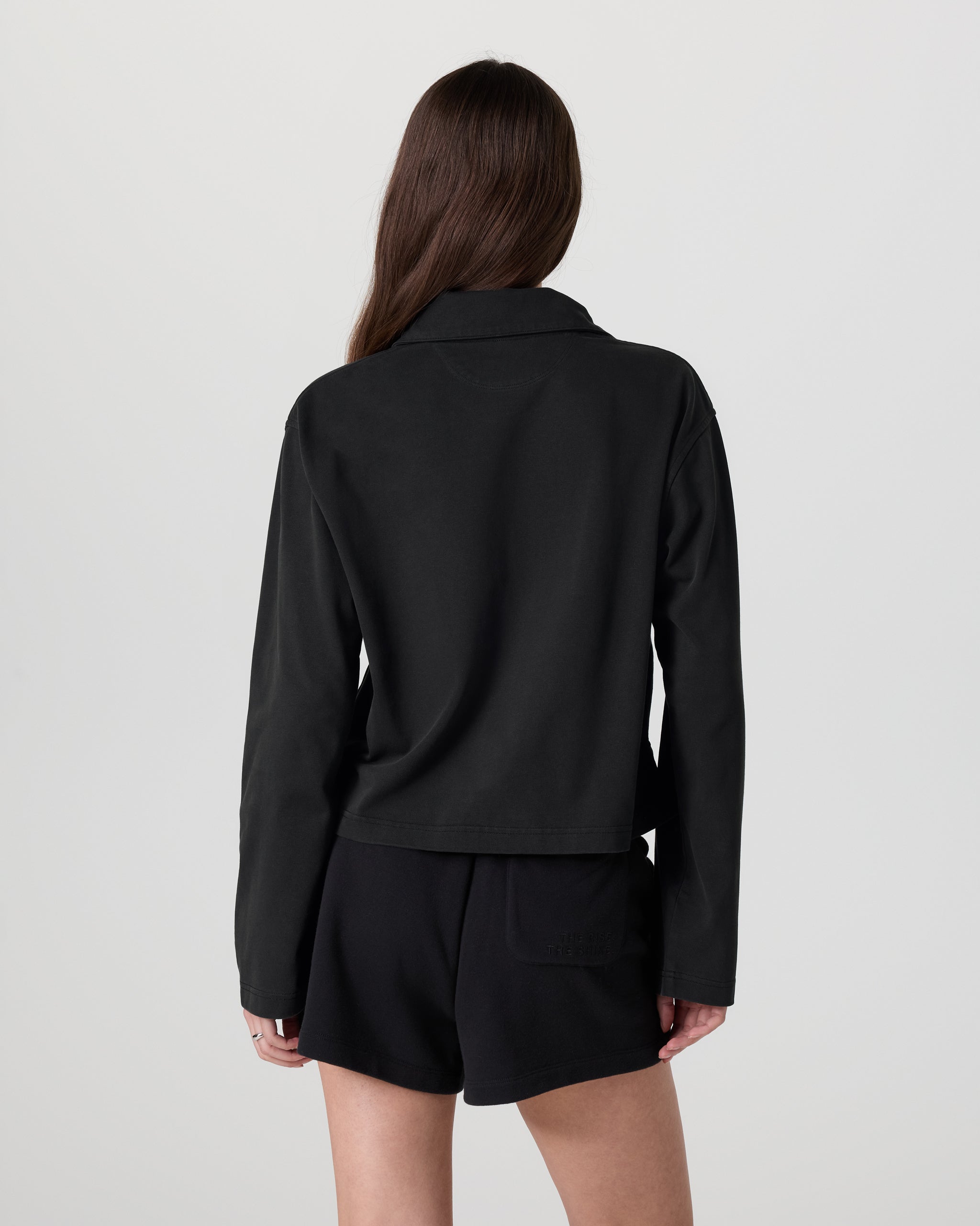 Mackenzie Rugby Polo | Washed Black - Image 3