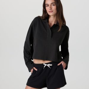 Mackenzie Rugby Polo | Washed Black