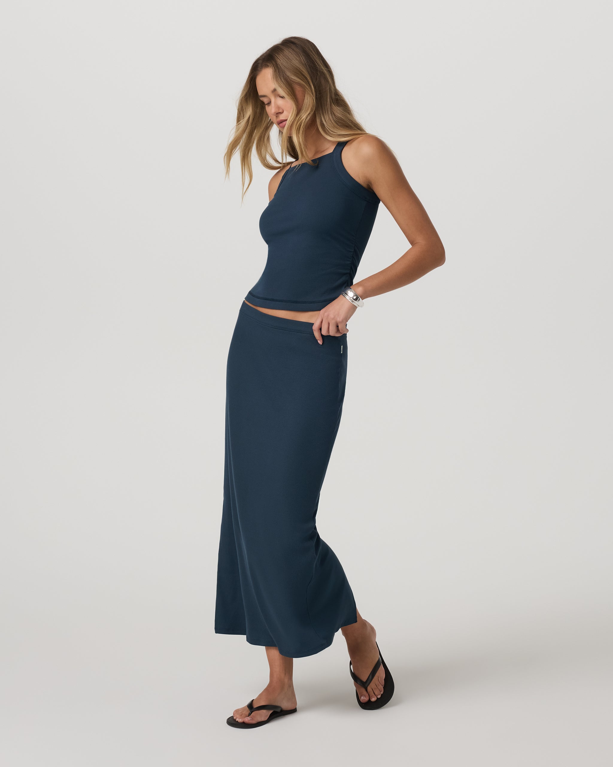 Pose Cooper Tank | Ocean Blue - Image 2
