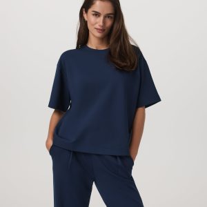Short Sleeve Maven Oversized Tee | Blue Coast