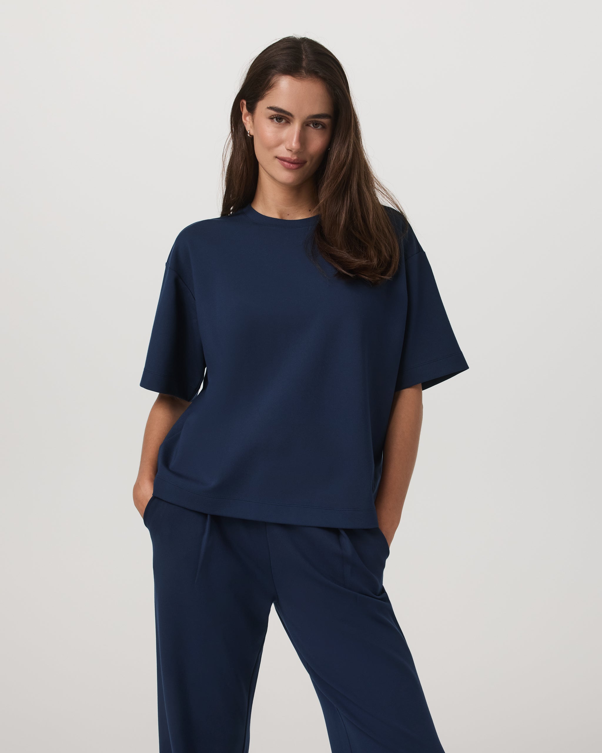 Short Sleeve Maven Oversized Tee | Blue Coast