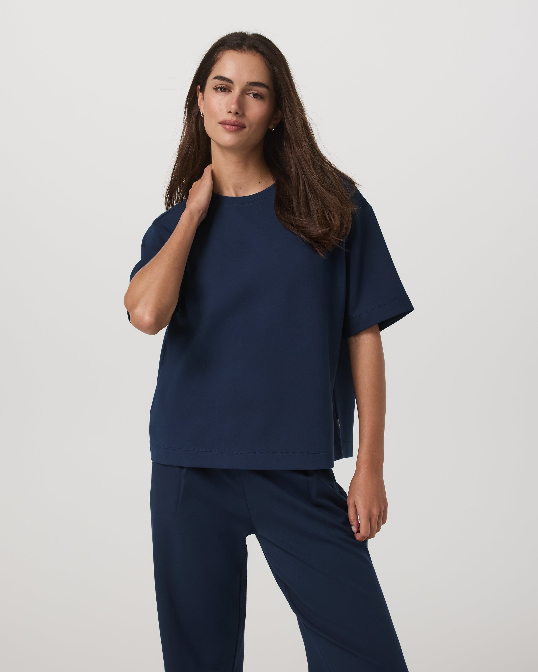 Short Sleeve Maven Oversized Tee | Blue Coast - Image 6