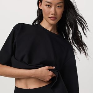 Short Sleeve Maven Oversized Tee | Black