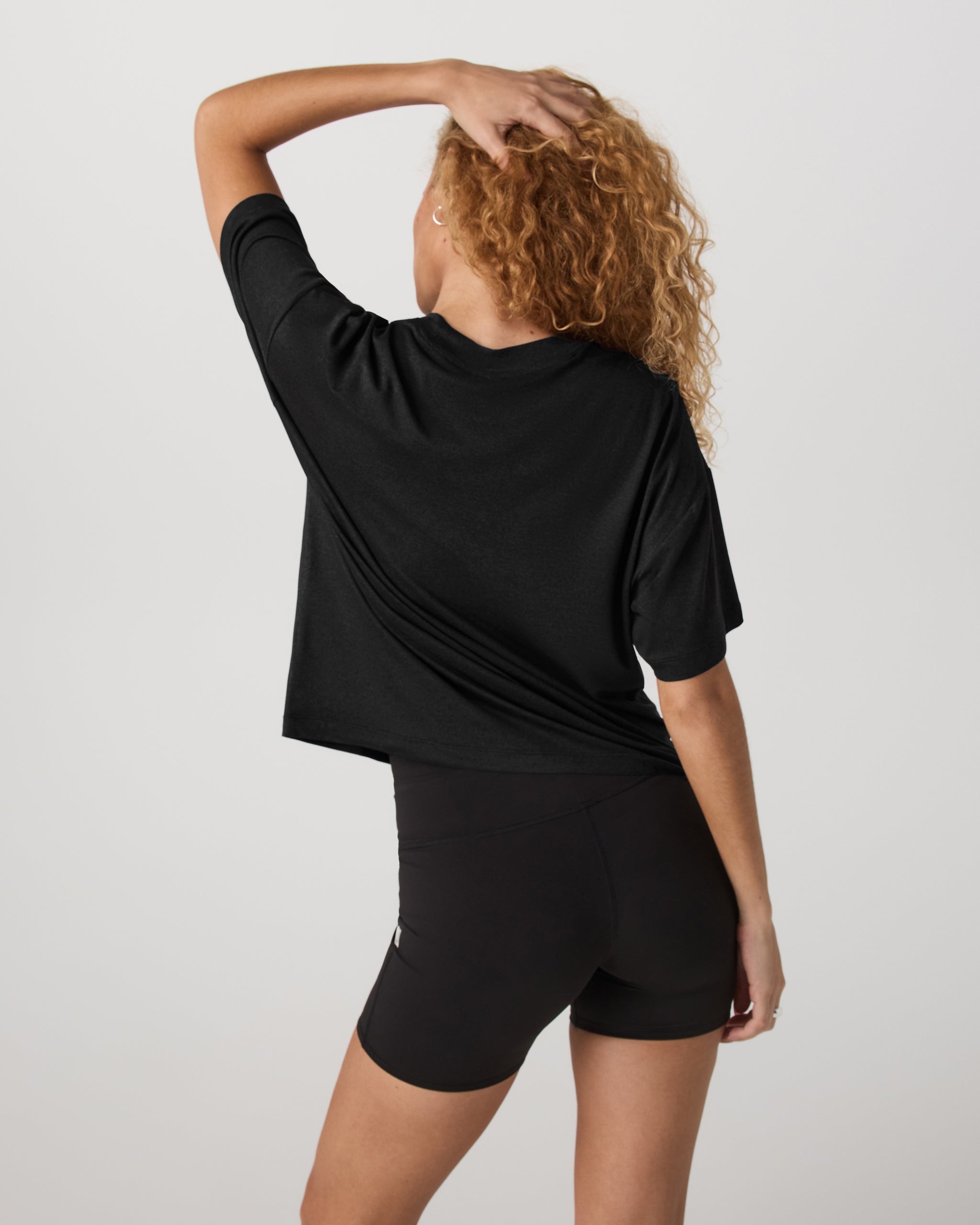 Energy Tee Long | Black Heather - Image 3