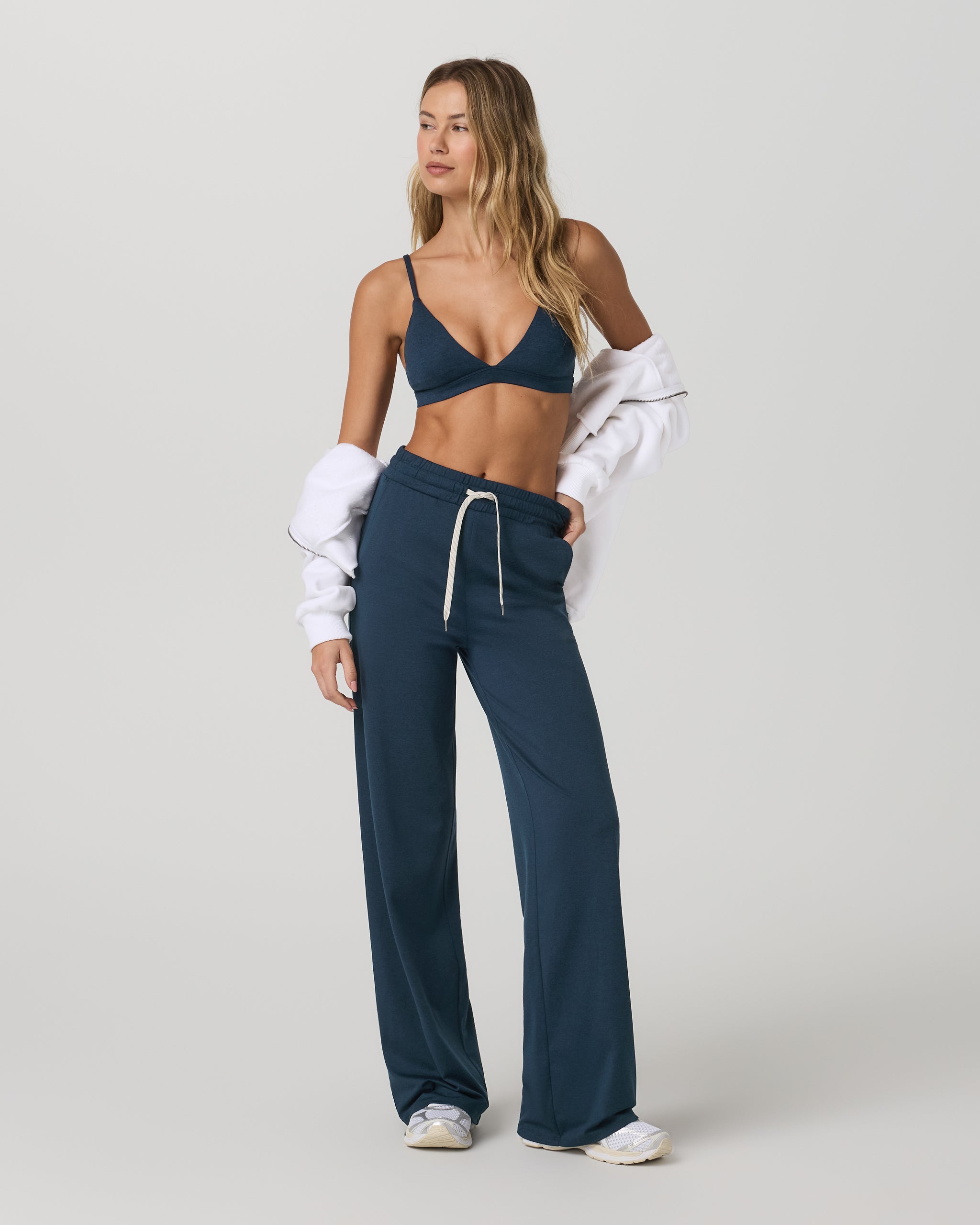 Halo Triangle Bra | Blue Coast Heather - Image 2