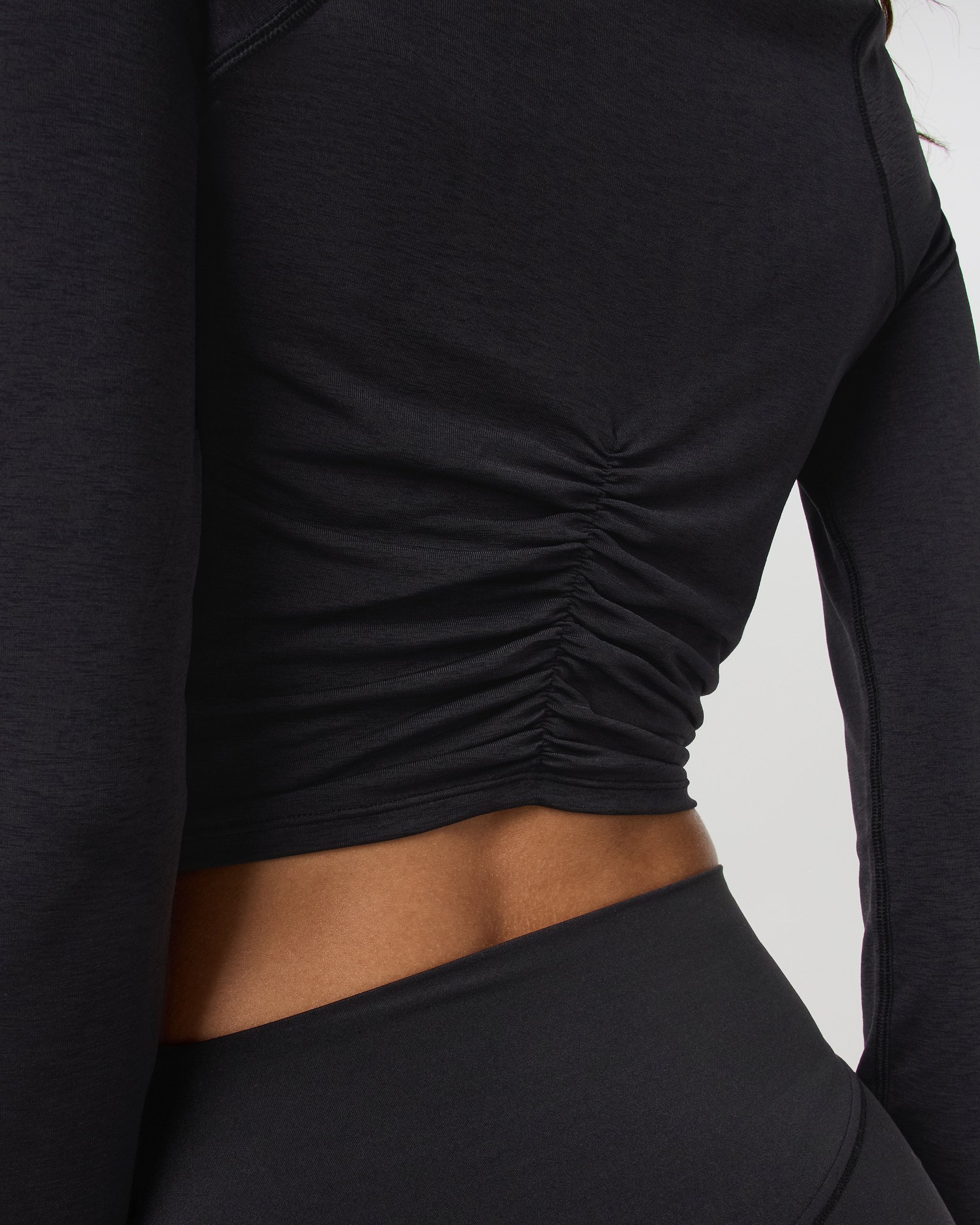 Westerlies Ruched Top | Black - Image 2