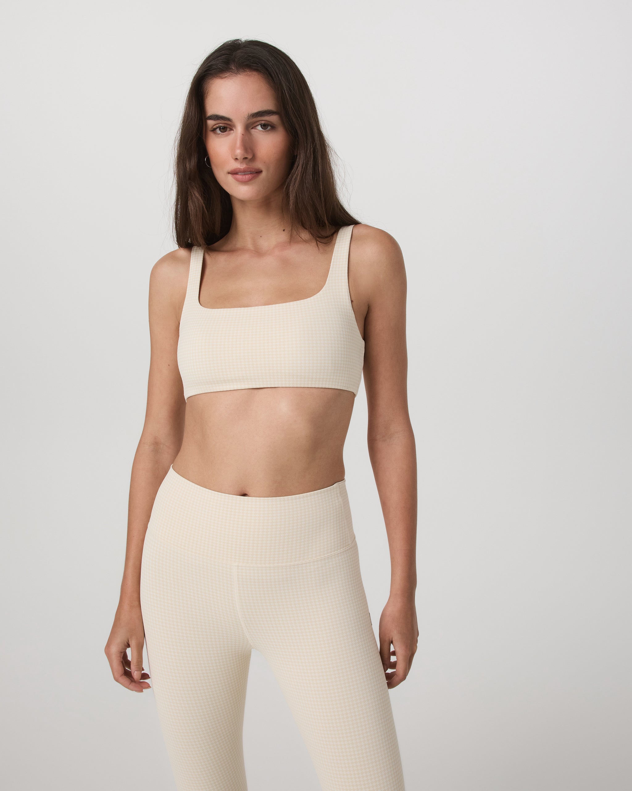 Micro Houndstooth Bra | Natural Micro Houndstooth - Image 4