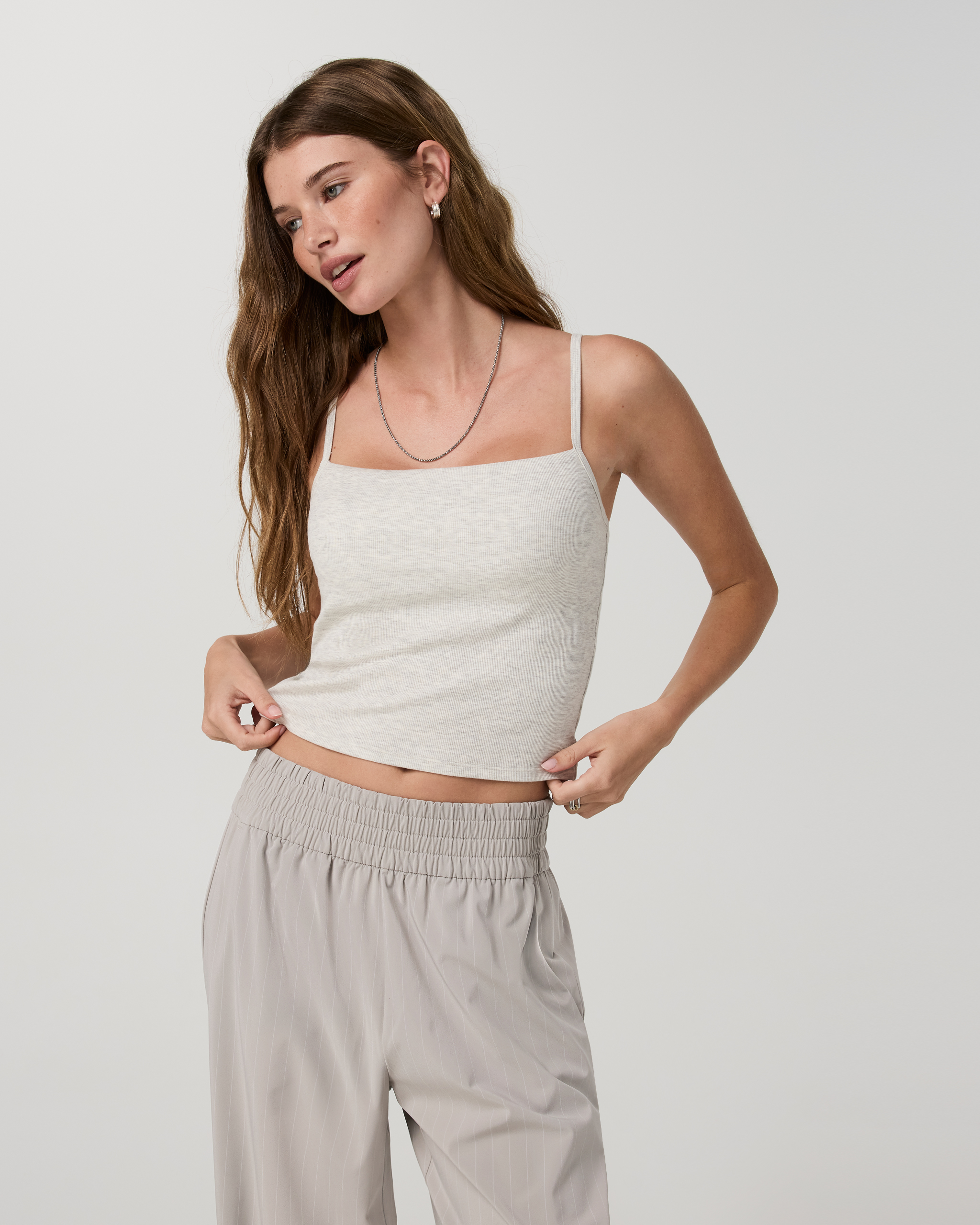 Pose Support Cami | White Heather Grey - Image 4