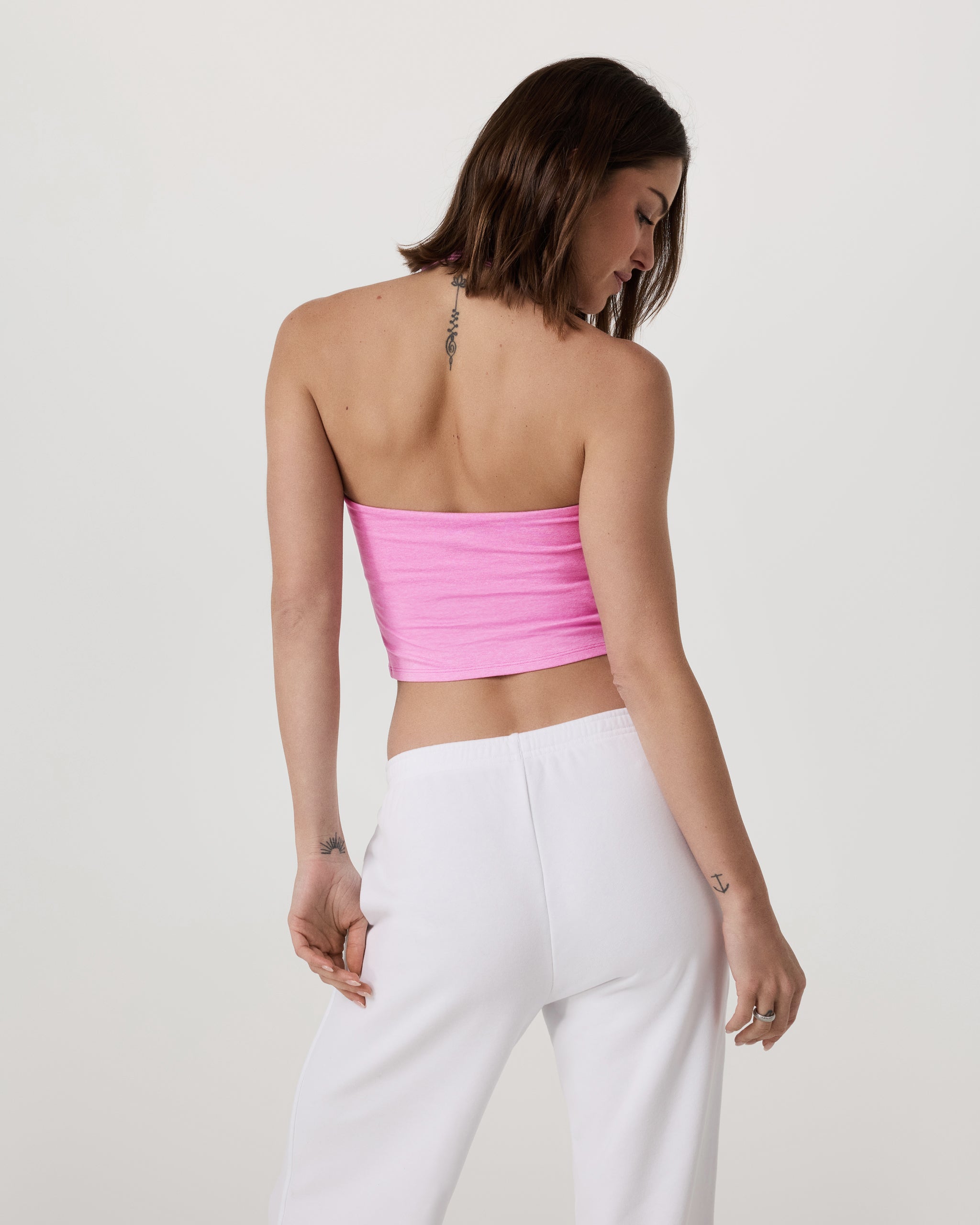 Halo Halter Top | Azalea Pink Heather - Image 3