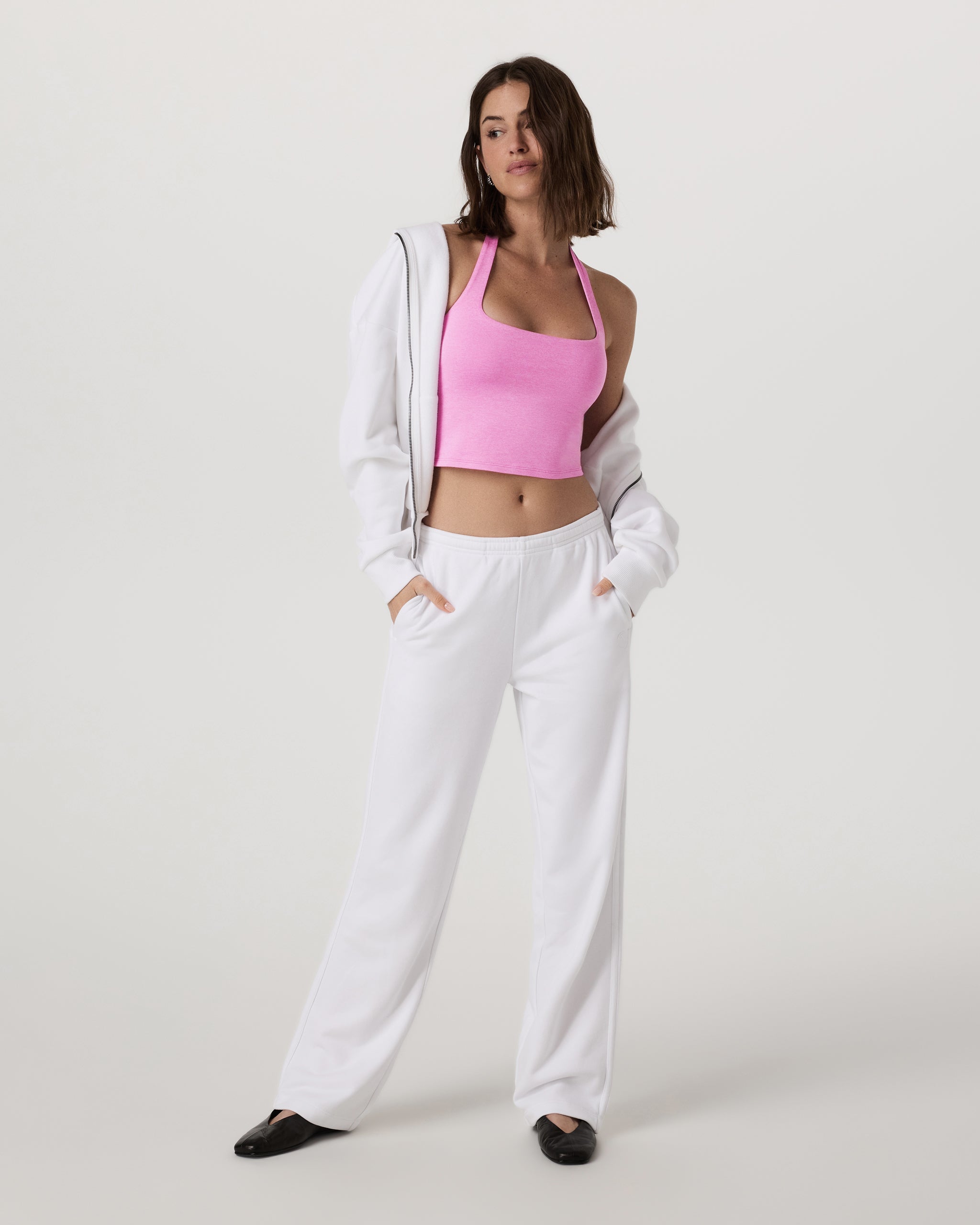 Halo Halter Top | Azalea Pink Heather - Image 2